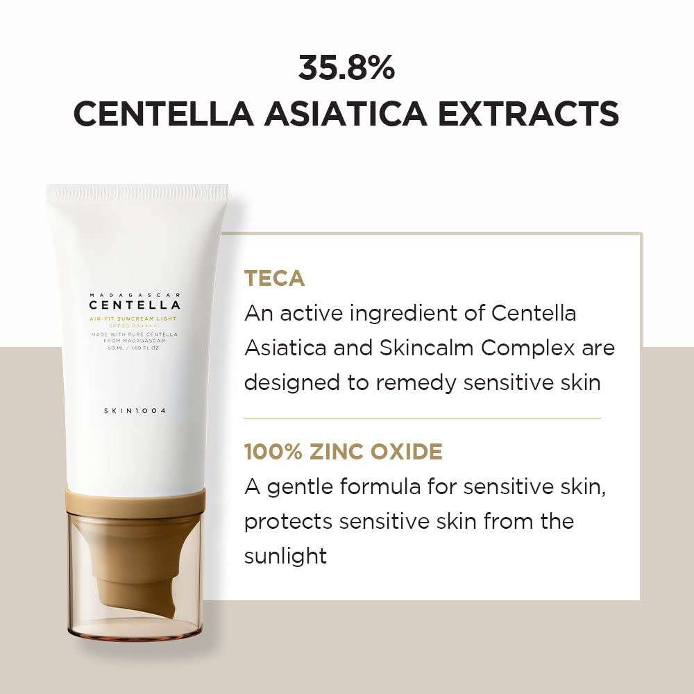 [SKIN1004] Madagascar Centella Air-Fit Suncream Light SPF30 PA++++