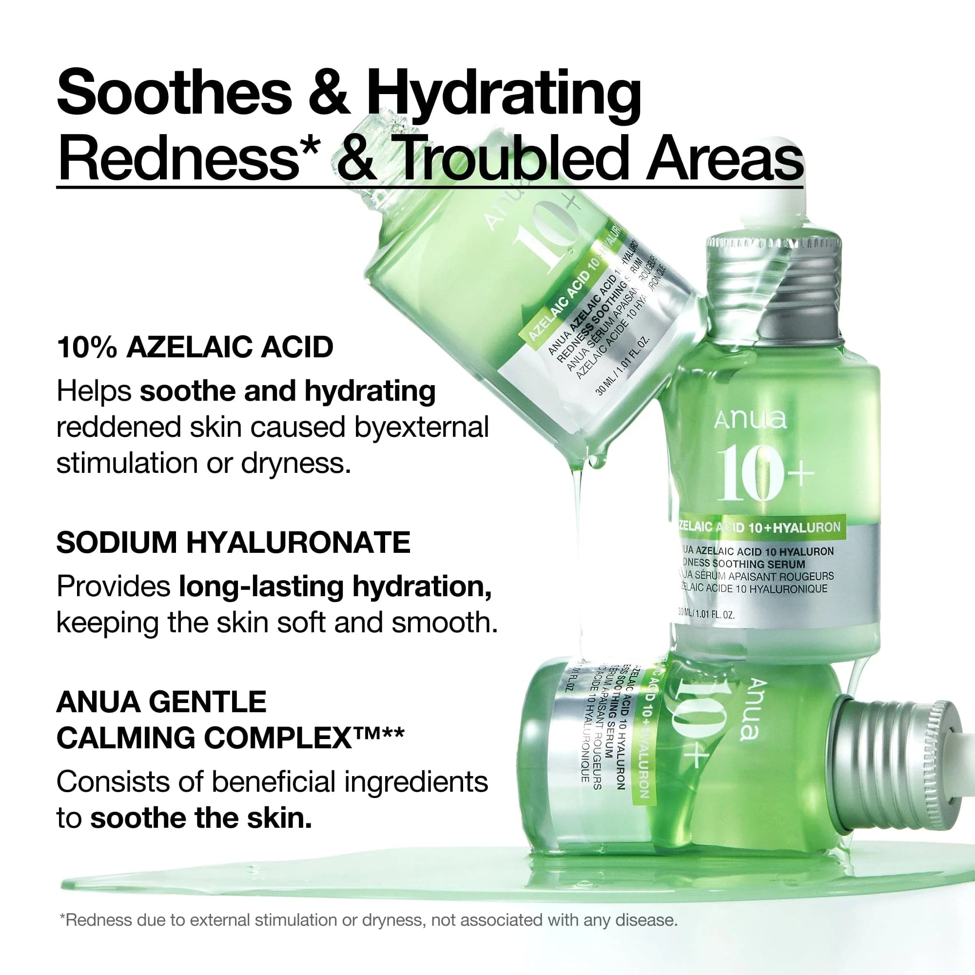 [ANUA] Azelaic Acid 10 Hyaluron Redness Soothing Serum