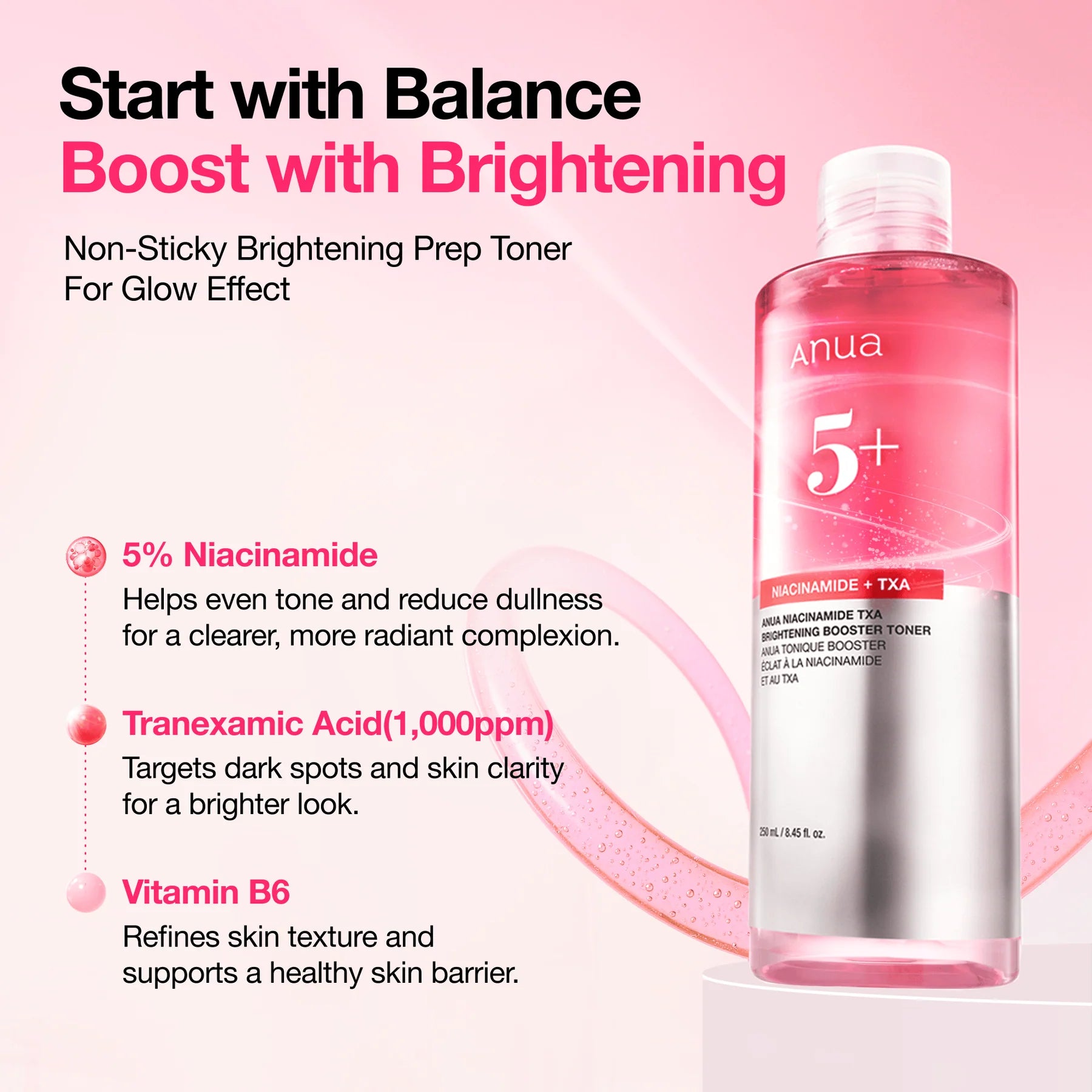 [ANUA] Niacinamide TXA Brightening Booster Toner