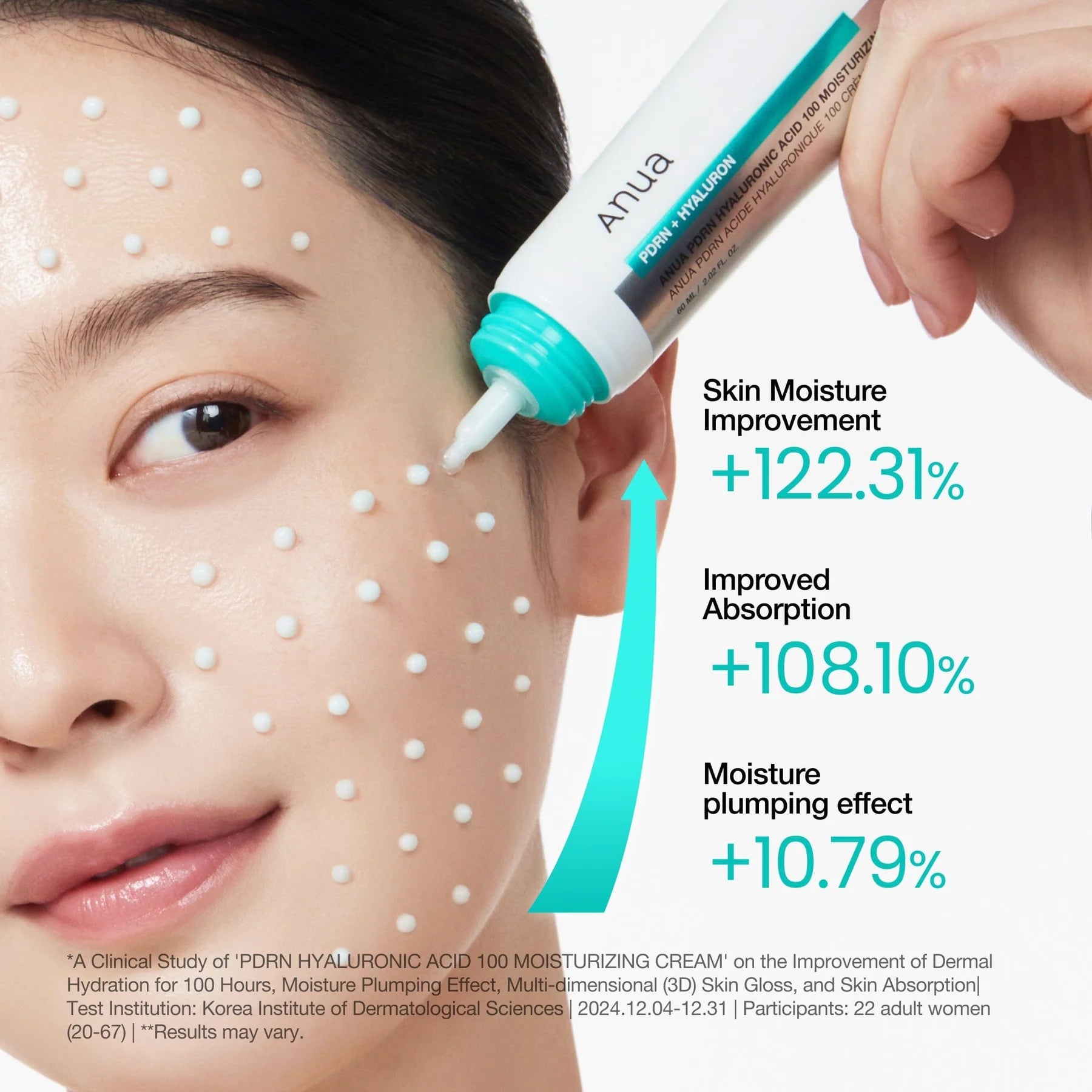 [ANUA] PDRN Hyaluronic Acid 100 Moisture Cream