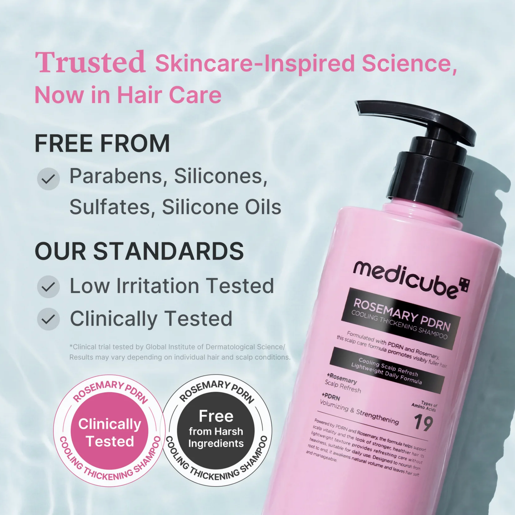 [Medicube] Rosemary PDRN Cooling Thickening Shampoo
