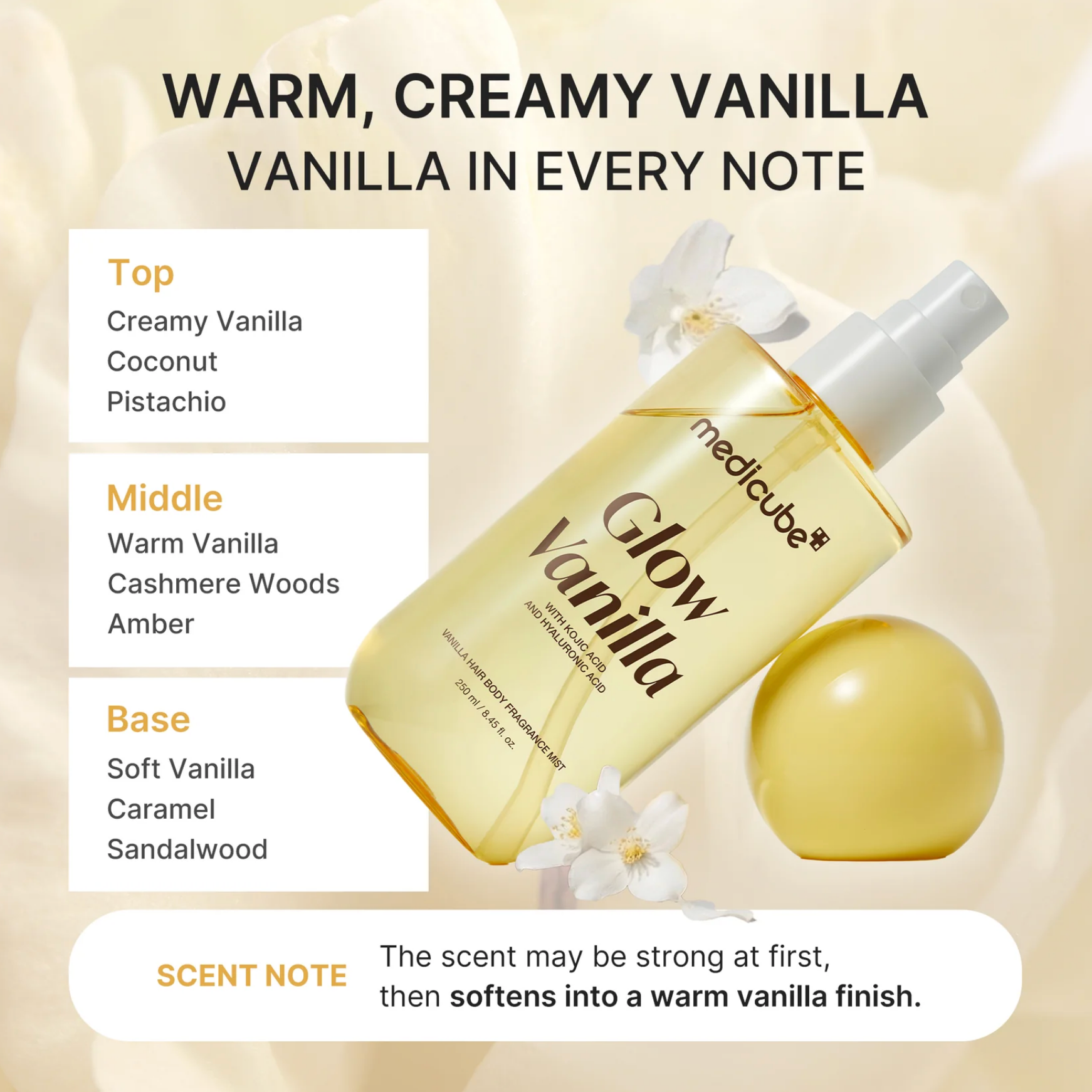[Medicube] Vanilla Hair Body Fragance Mist