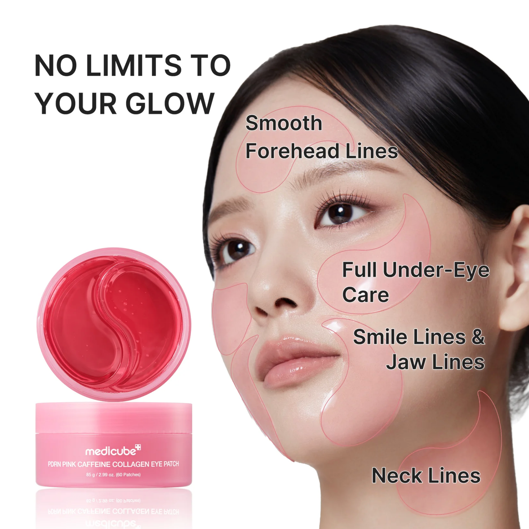 [Medicube] PDRN Pink Caffeine Collagen Eye Patch