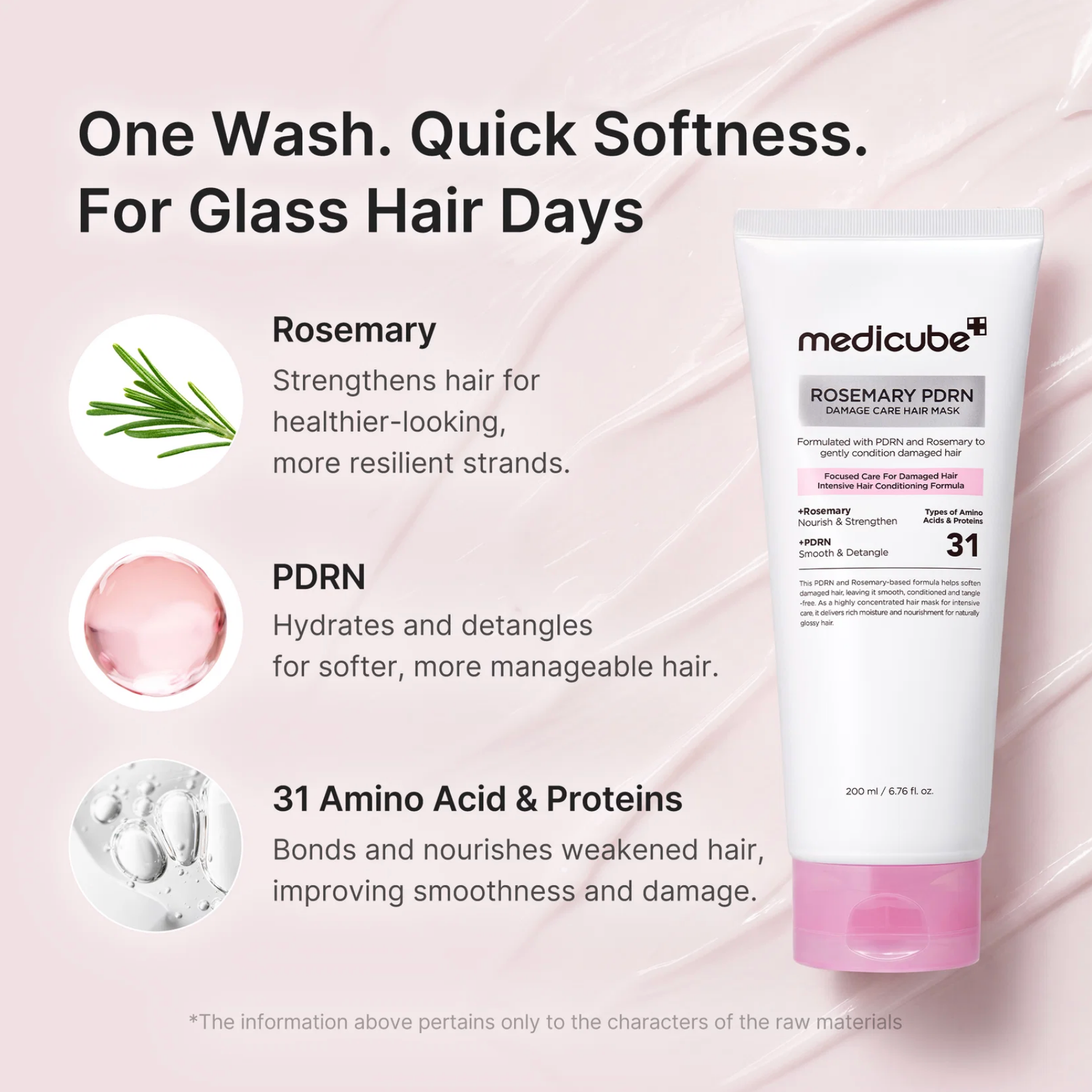 [Medicube] Rosemary PDRN Damage Care Hair Mask