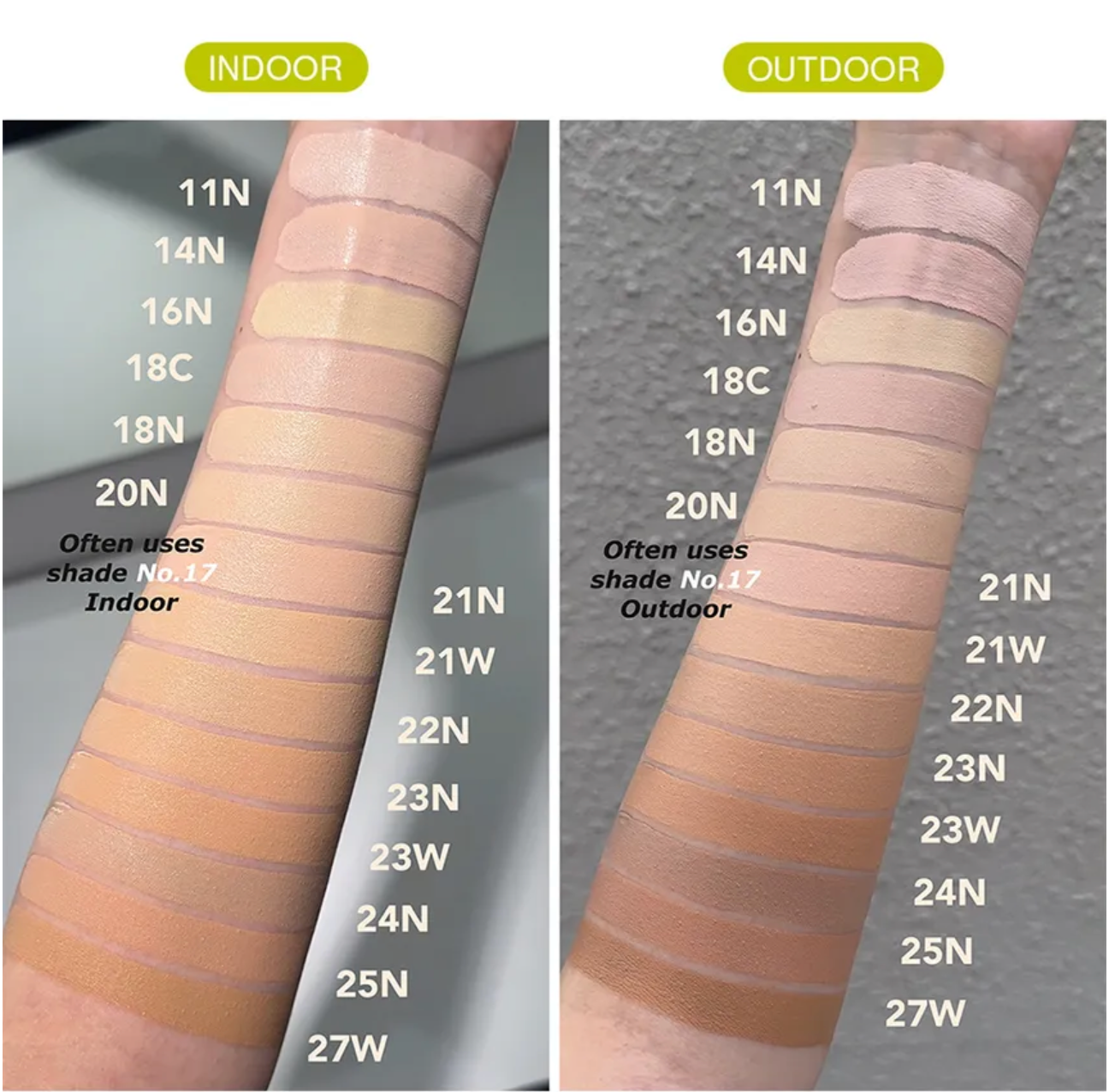 [Unleashia] Satin Wear Healthy-Green Cushion RE-FEEL SPF30 PA++