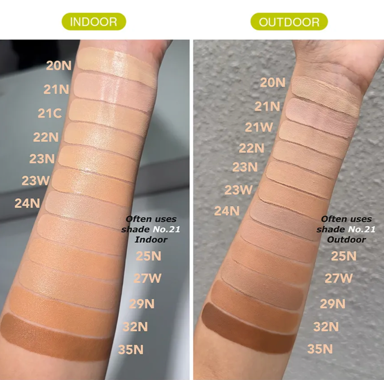[Unleashia] Satin Wear Healthy-Green Cushion RE-FEEL SPF30 PA++