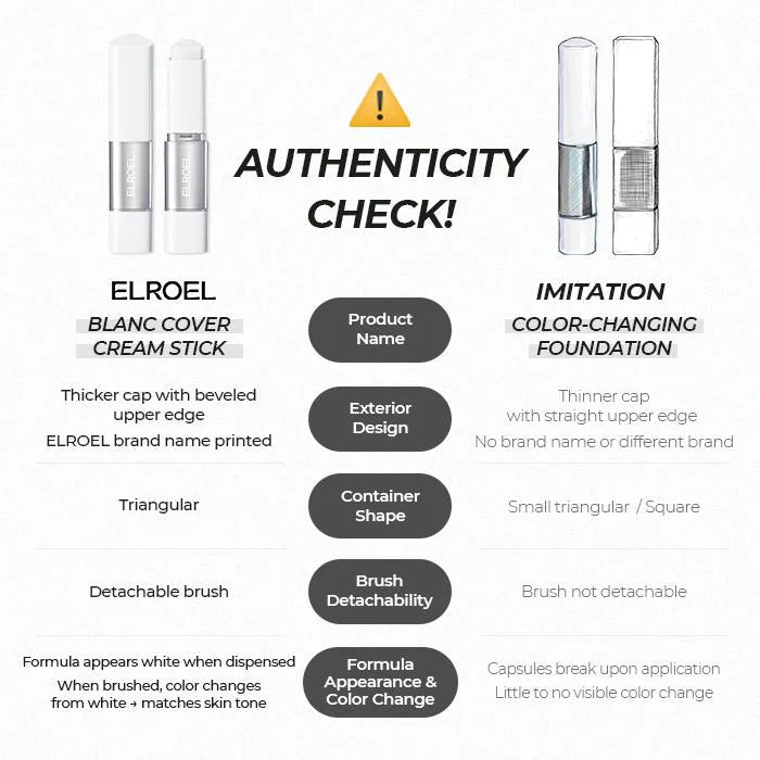 [ELROEL] Blanc Cover Cream Stick