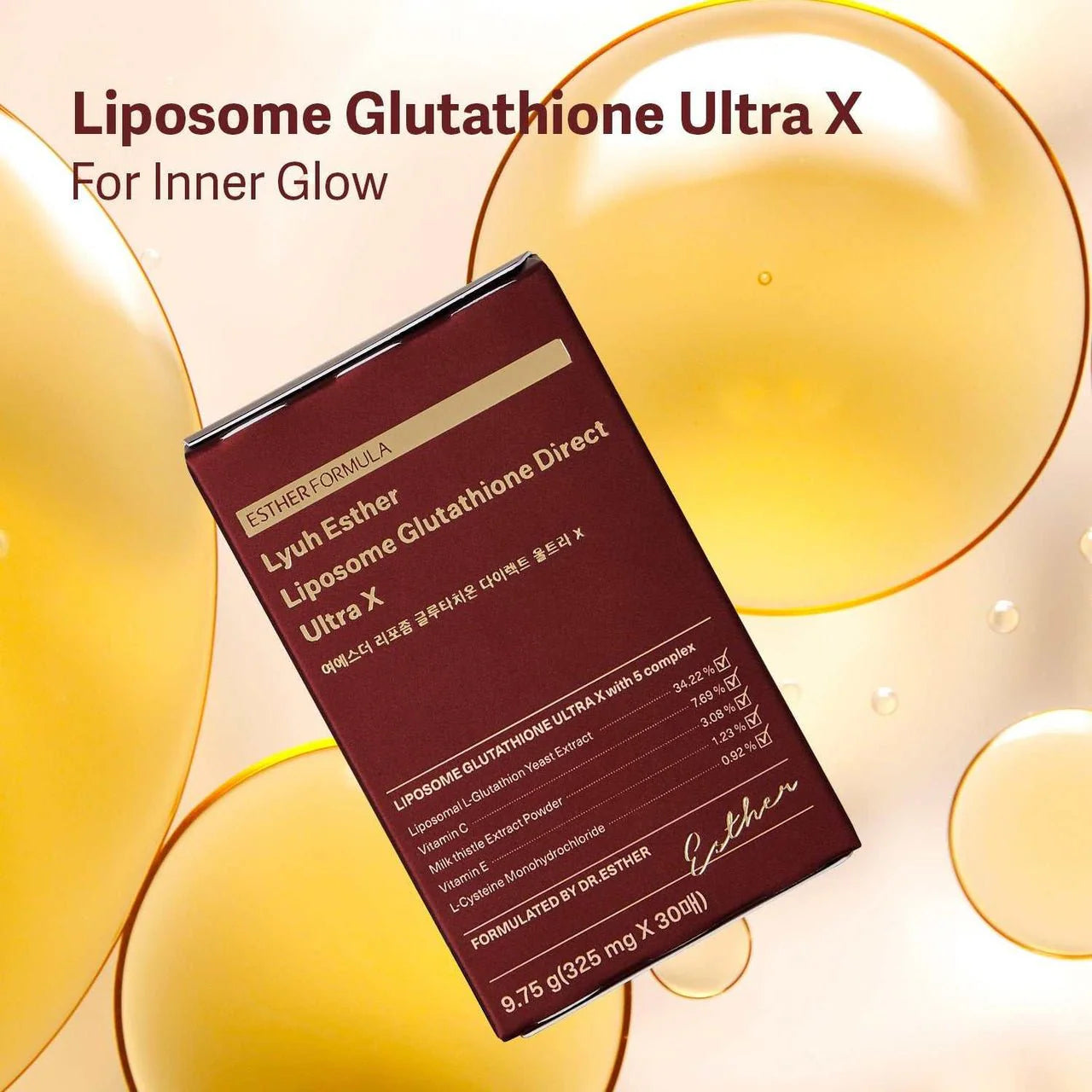 [Esther Formula] Liposome Glutathione Direct Ultra X