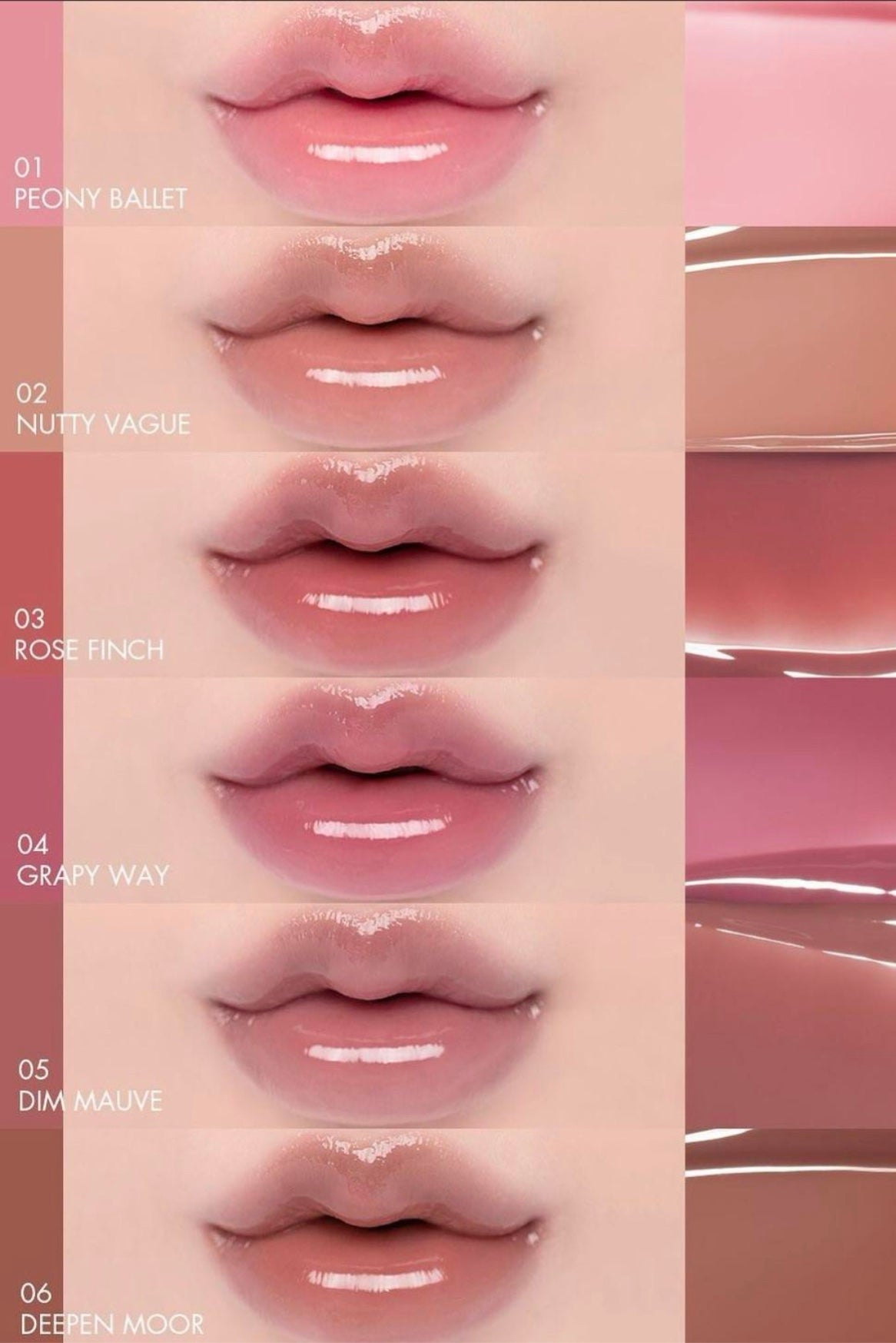 [rom&nd] Glasting Color Gloss