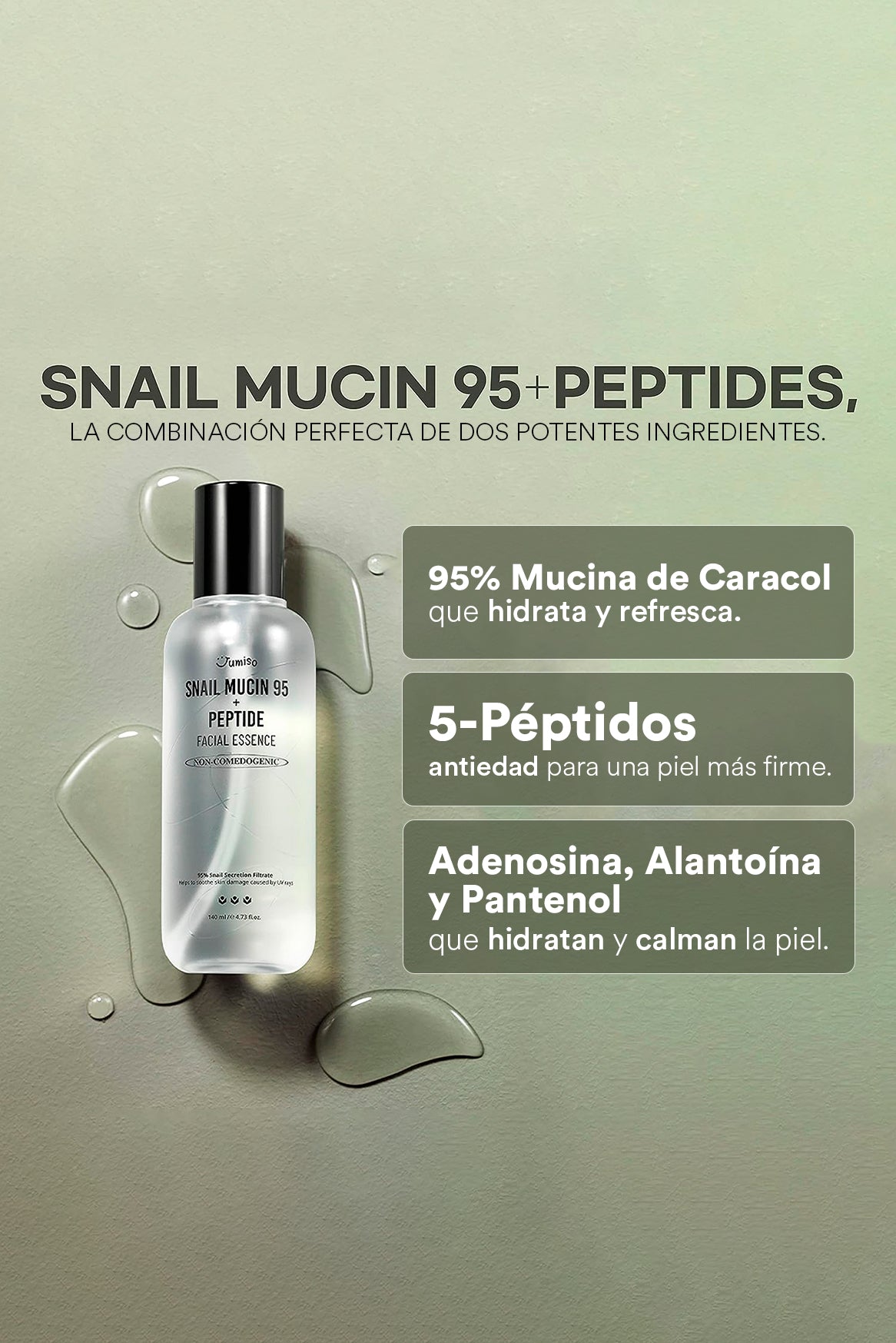 [Jumiso] Snail Mucin 95 Peptide Facial Essence