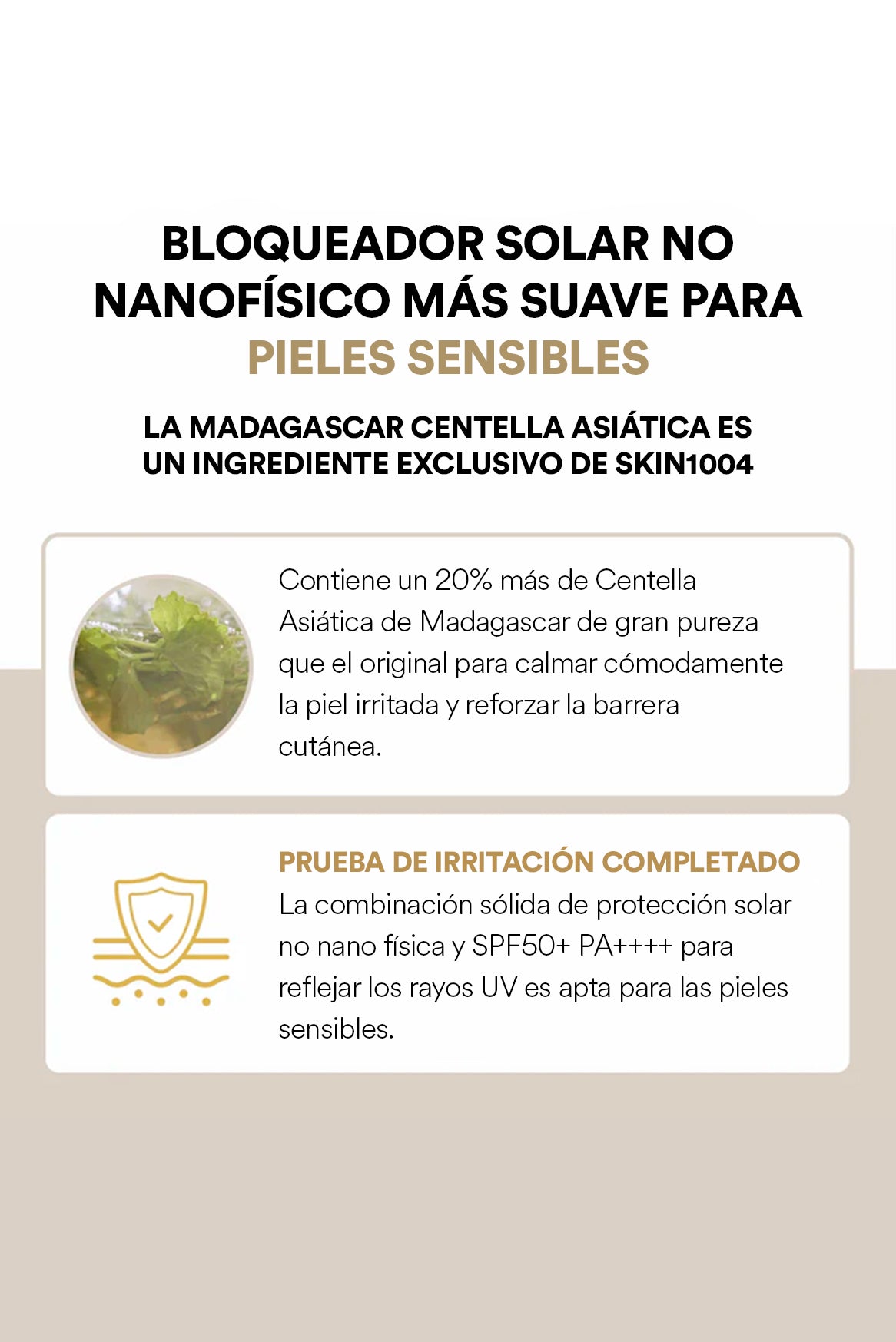 [SKIN1004] Madagascar Centella Air-Fit Suncream Plus SPF50+ PA++++