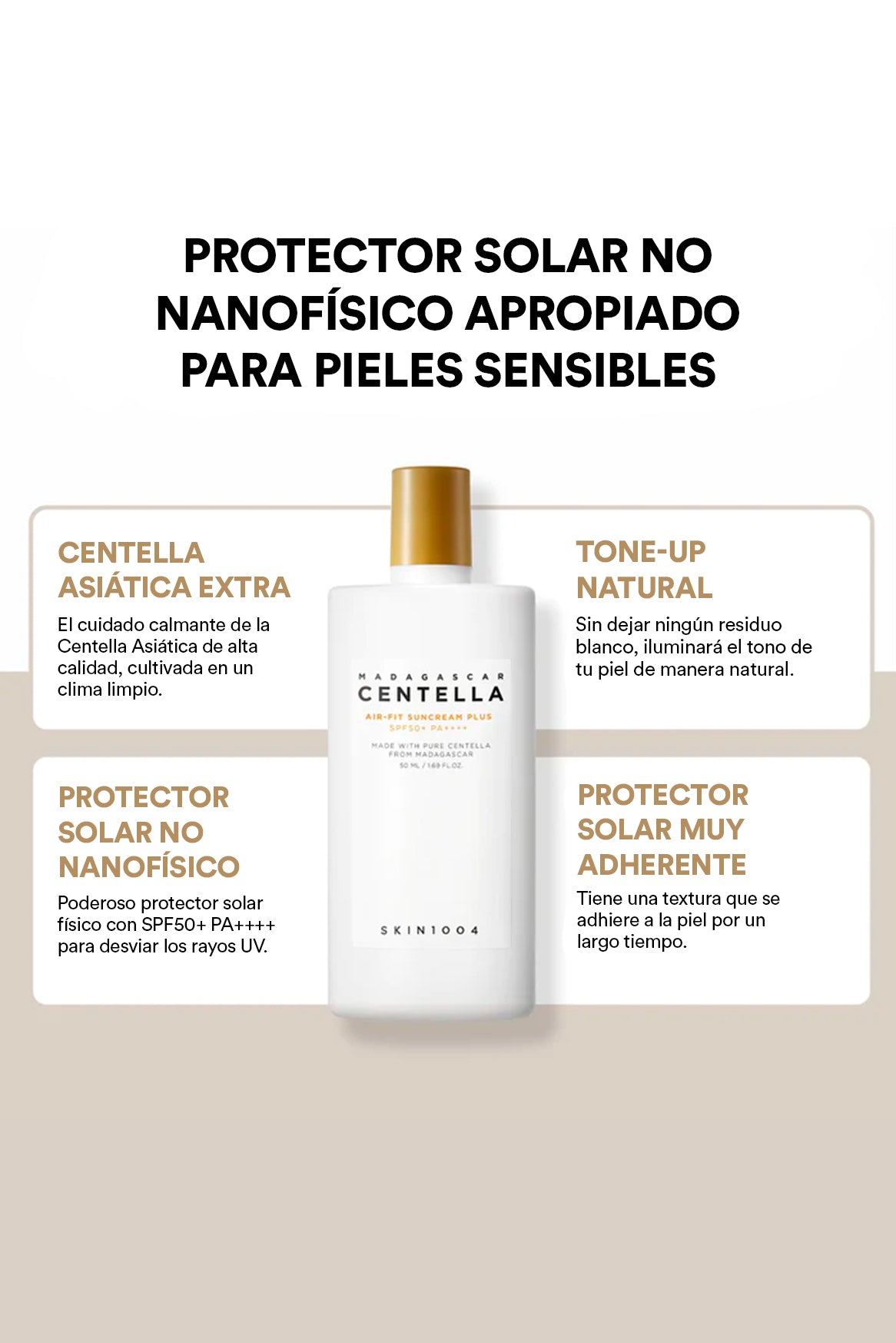 [SKIN1004] Madagascar Centella Air-Fit Suncream Plus SPF50+ PA++++
