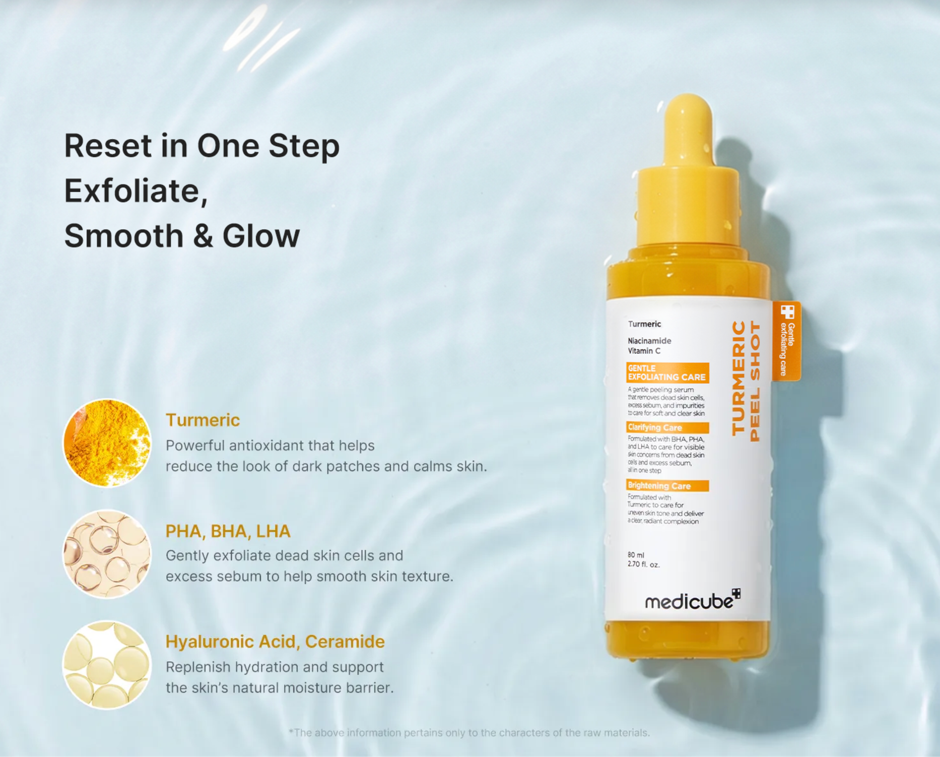 [Medicube] Kojic Acid Turmeric Peel Shot
