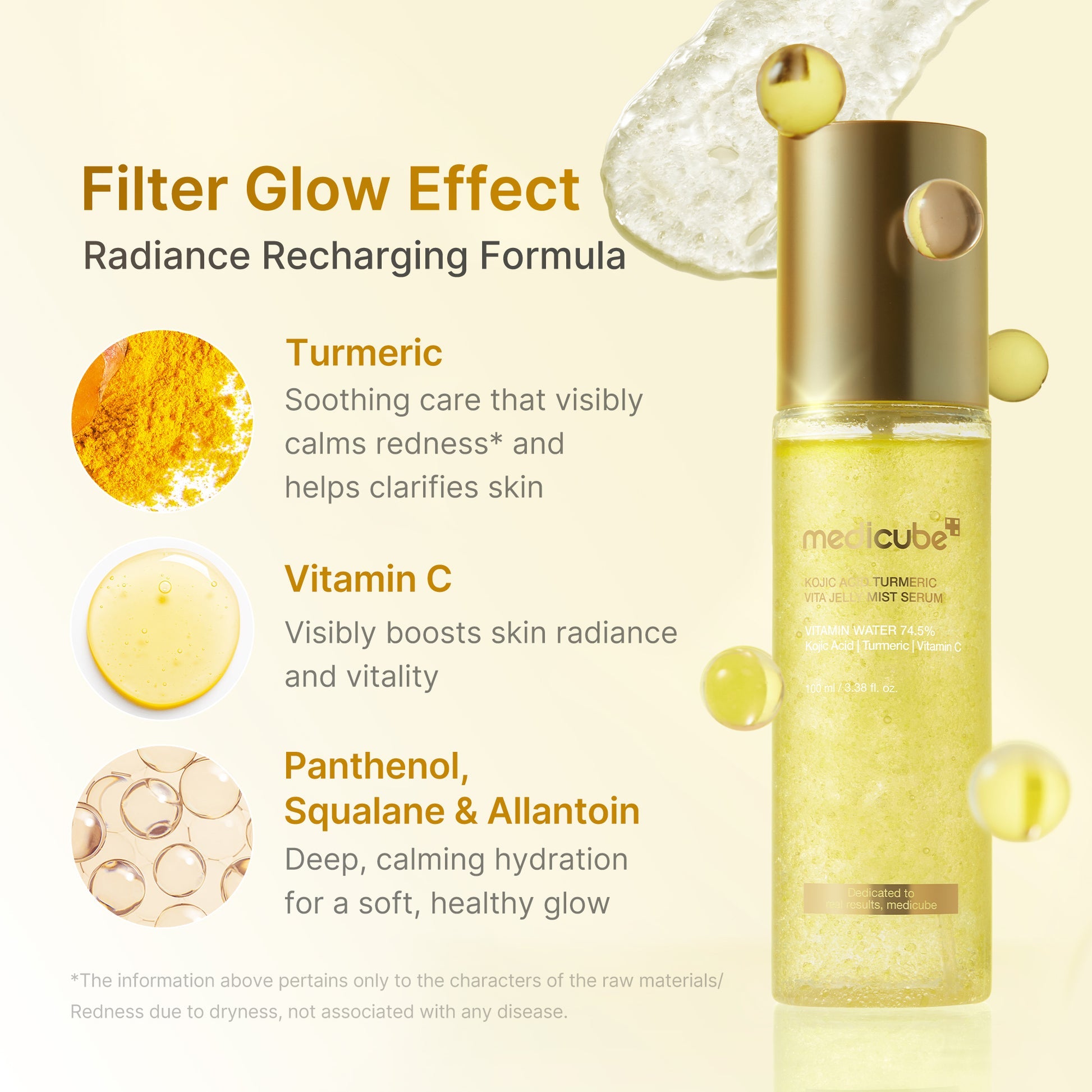 [Medicube] Kojic Acid Turmeric Vita Jelly Mist Serum