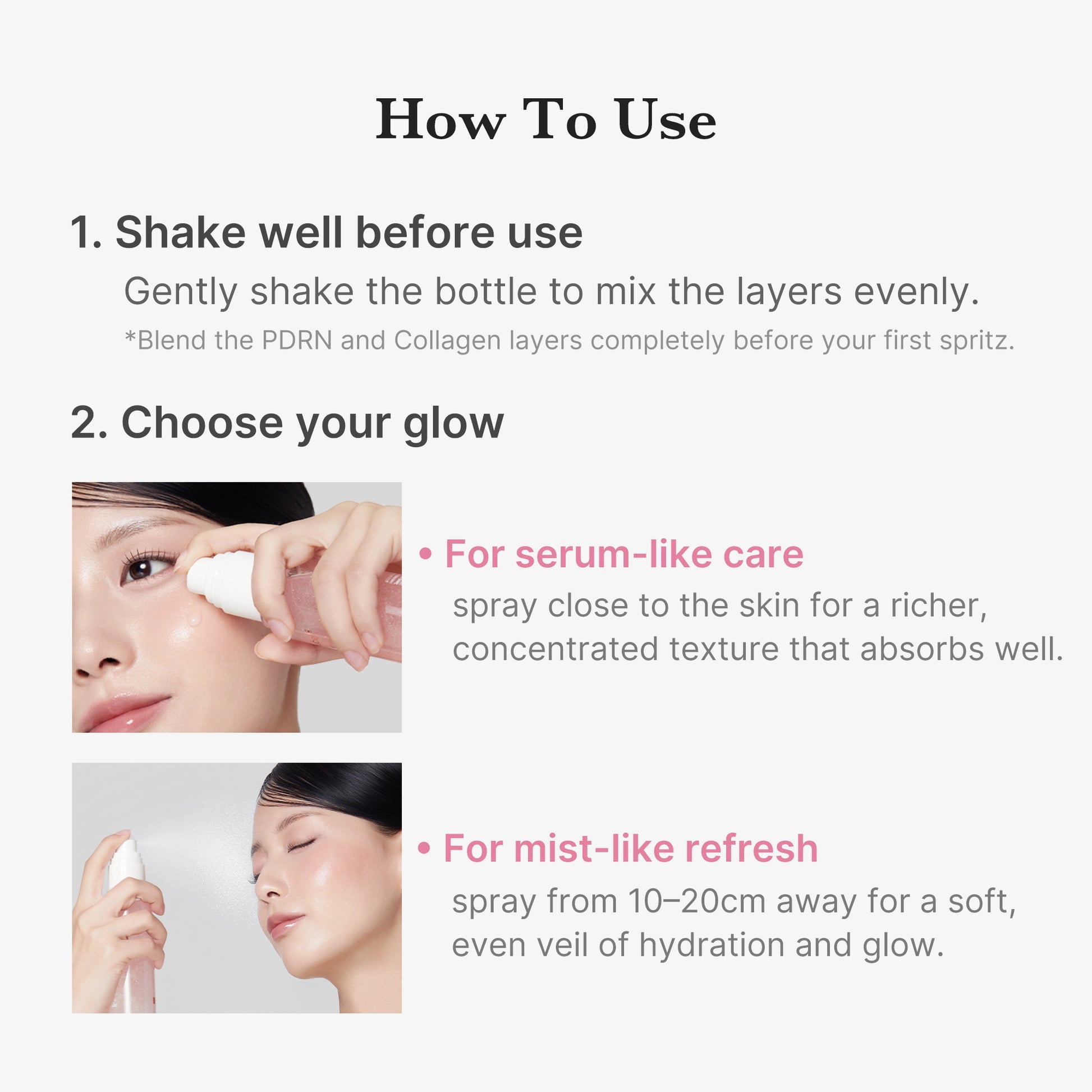 [Medicube] PDRN Pink Collagen Glow Jelly Mist Serum