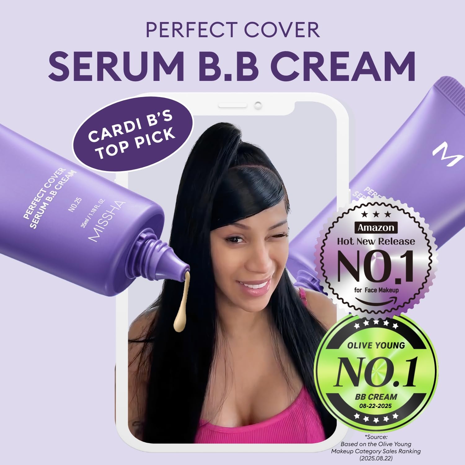 [Missha] M Perfect Cover Serum BB Cream SPF 50+ PA++++