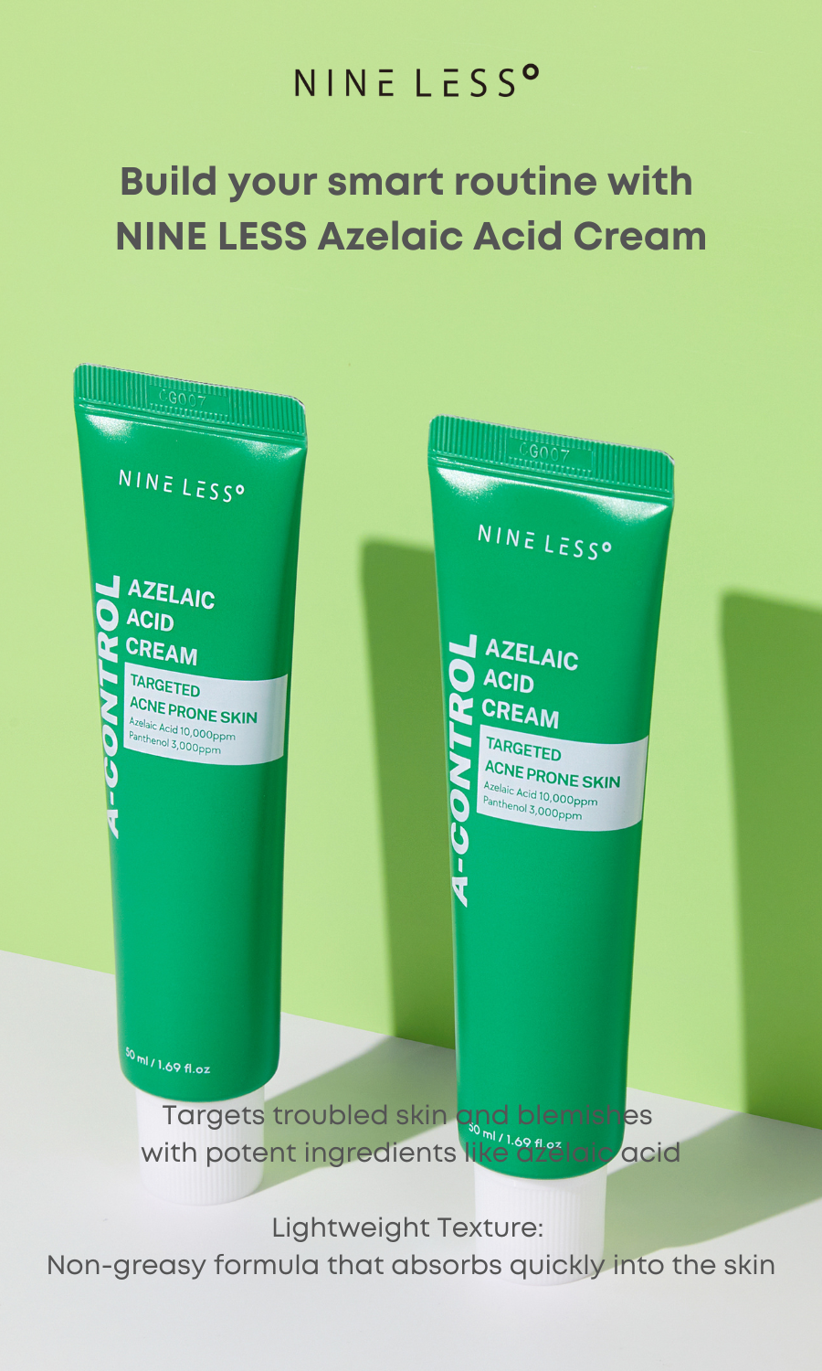 [NINE LESS] A-Control Azelaic Acid Cream