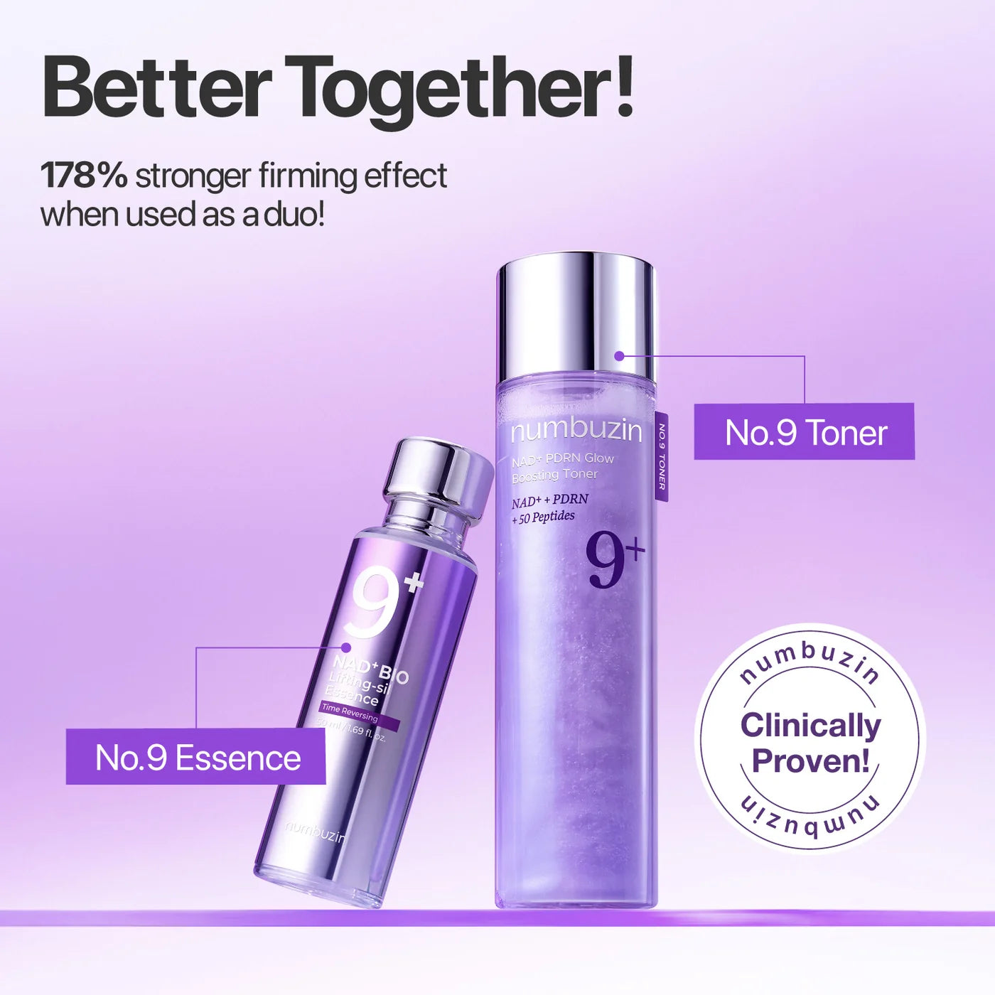 [Numbuzin] No.9 NAD+ PDRN Glow Boosting Toner