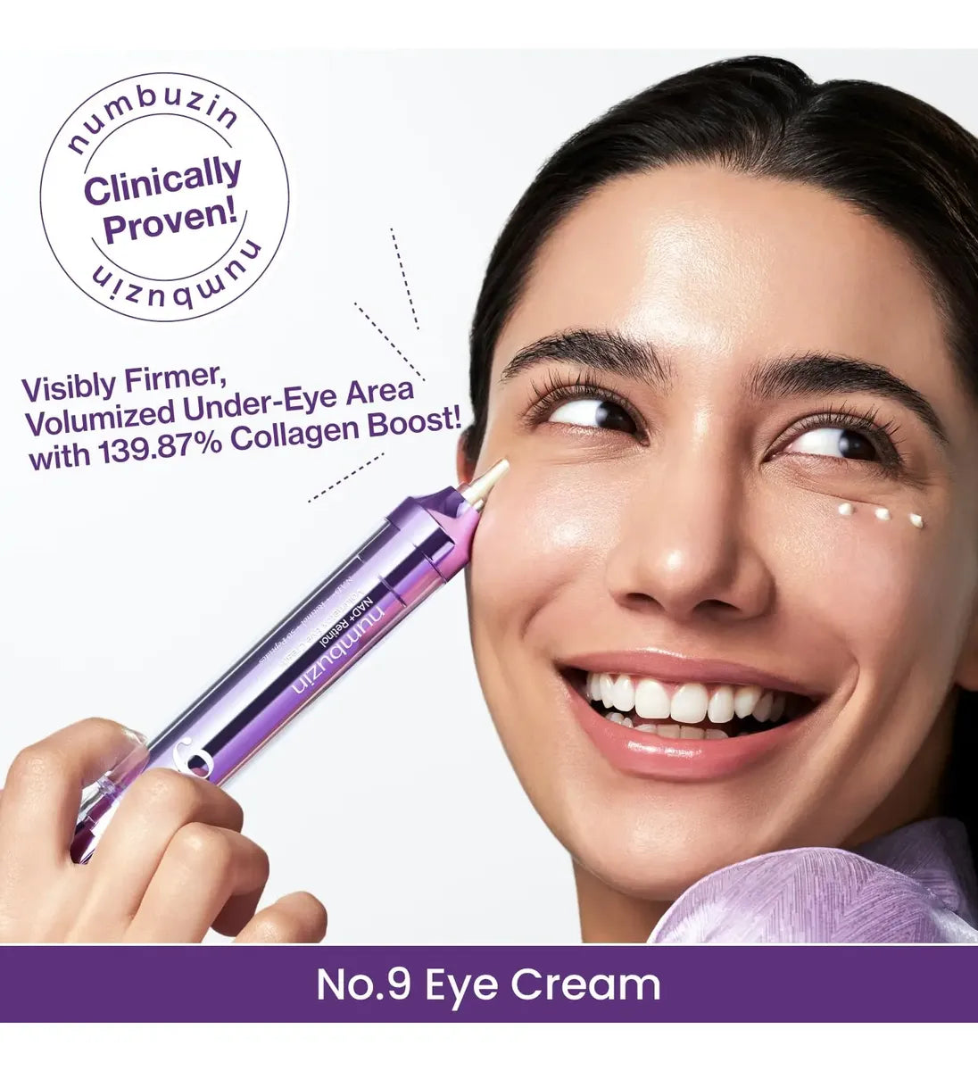 [Numbuzin] No.9 NAD+ Retinol Volumetox Eye Cream