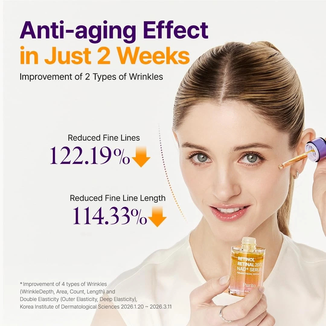 [PURITO SEOUL] Retinol Retinal 2000 NAD+ Serum