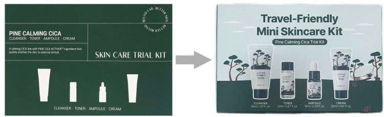 [Round Lab] Pine Calming Cica Trial Kit