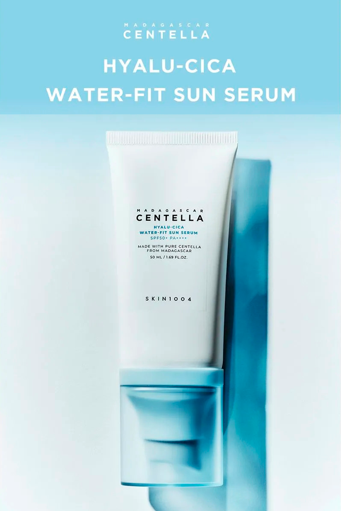 [SKIN1004] Madagascar Centella Hyalu-Cica Water-Fit Sun Serum SPF50+ PA++++