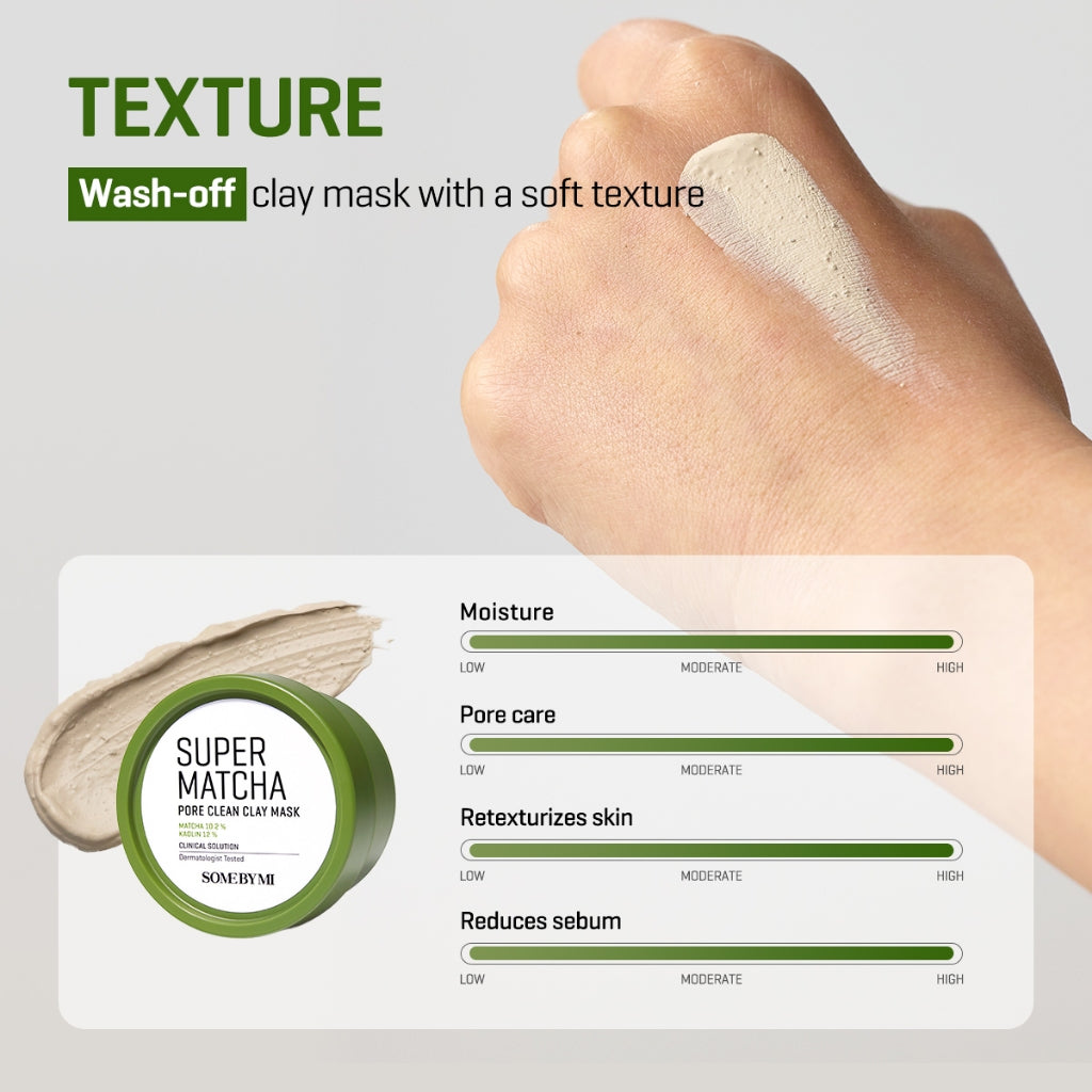 [Some By Mi] Super Matcha Pore Clean Clay Mask