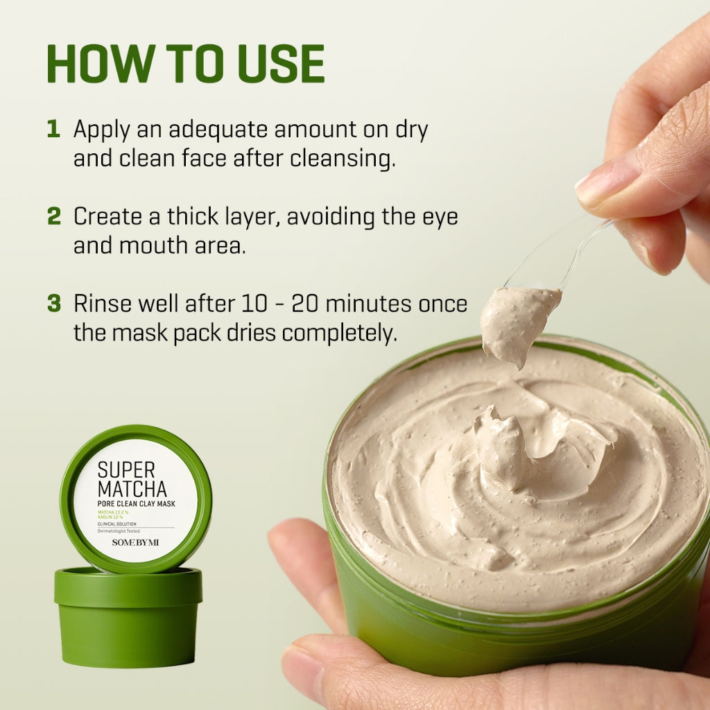 [Some By Mi] Super Matcha Pore Clean Clay Mask