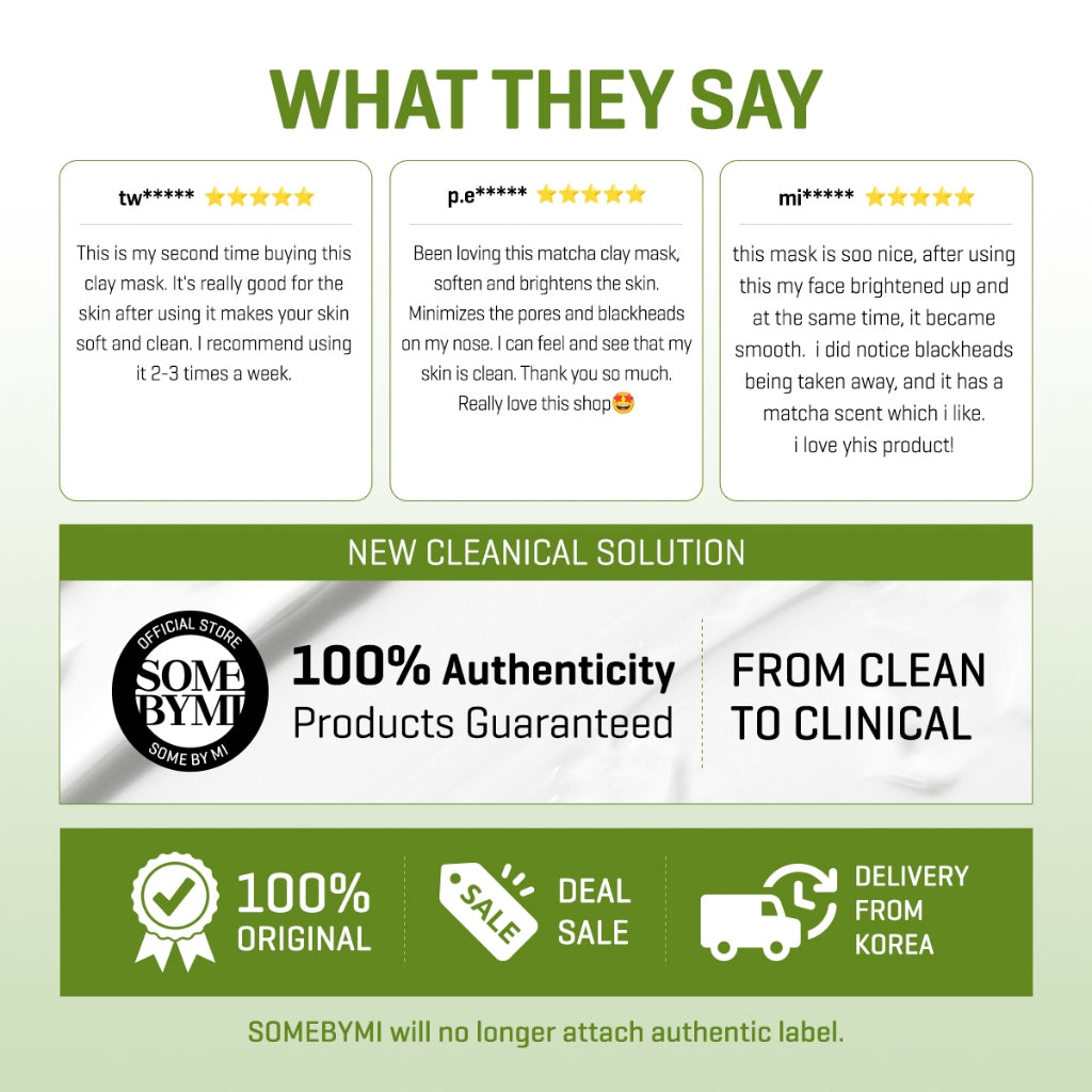 [Some By Mi] Super Matcha Pore Clean Clay Mask