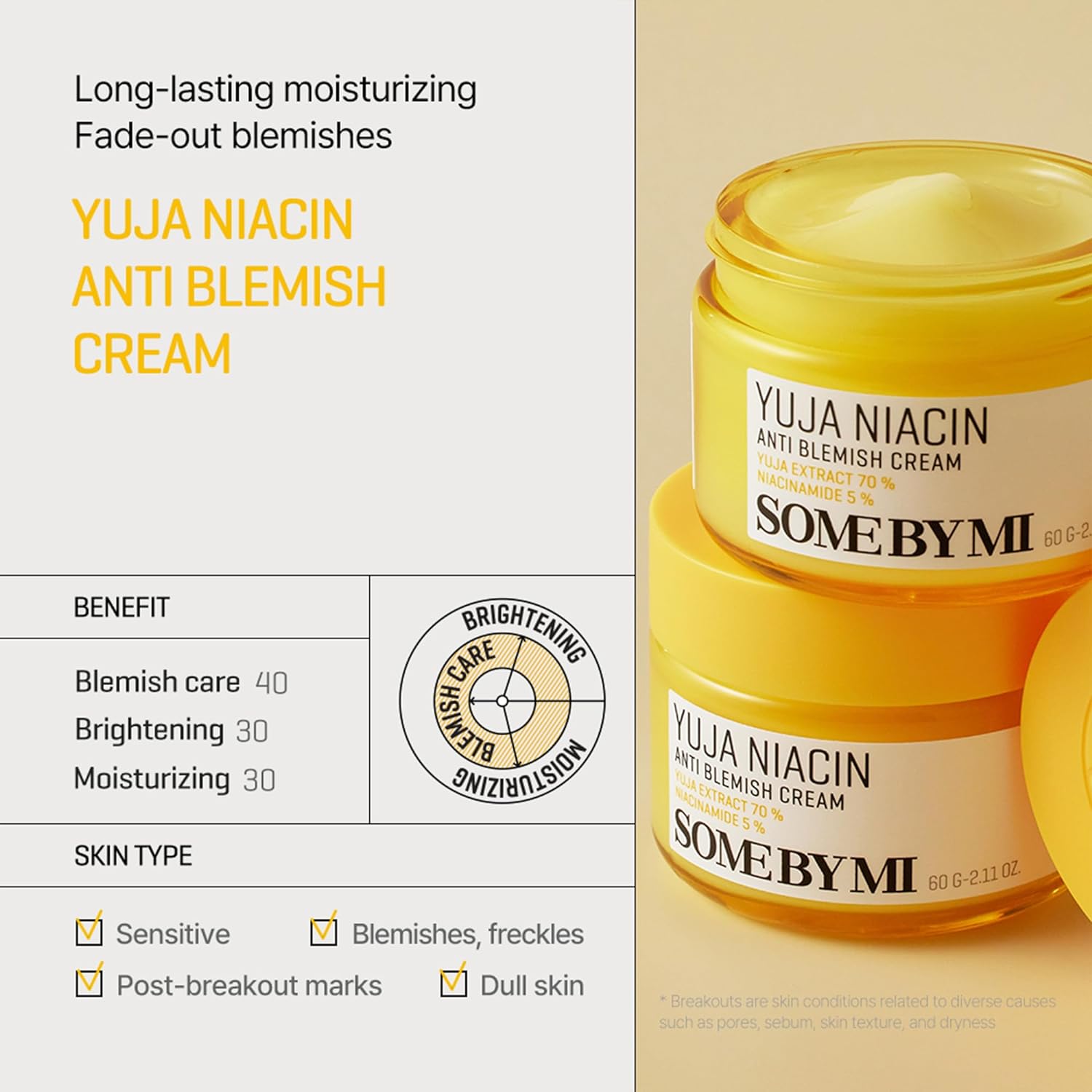[Some By Mi] Yuja Niacin Anti Blemish Cream