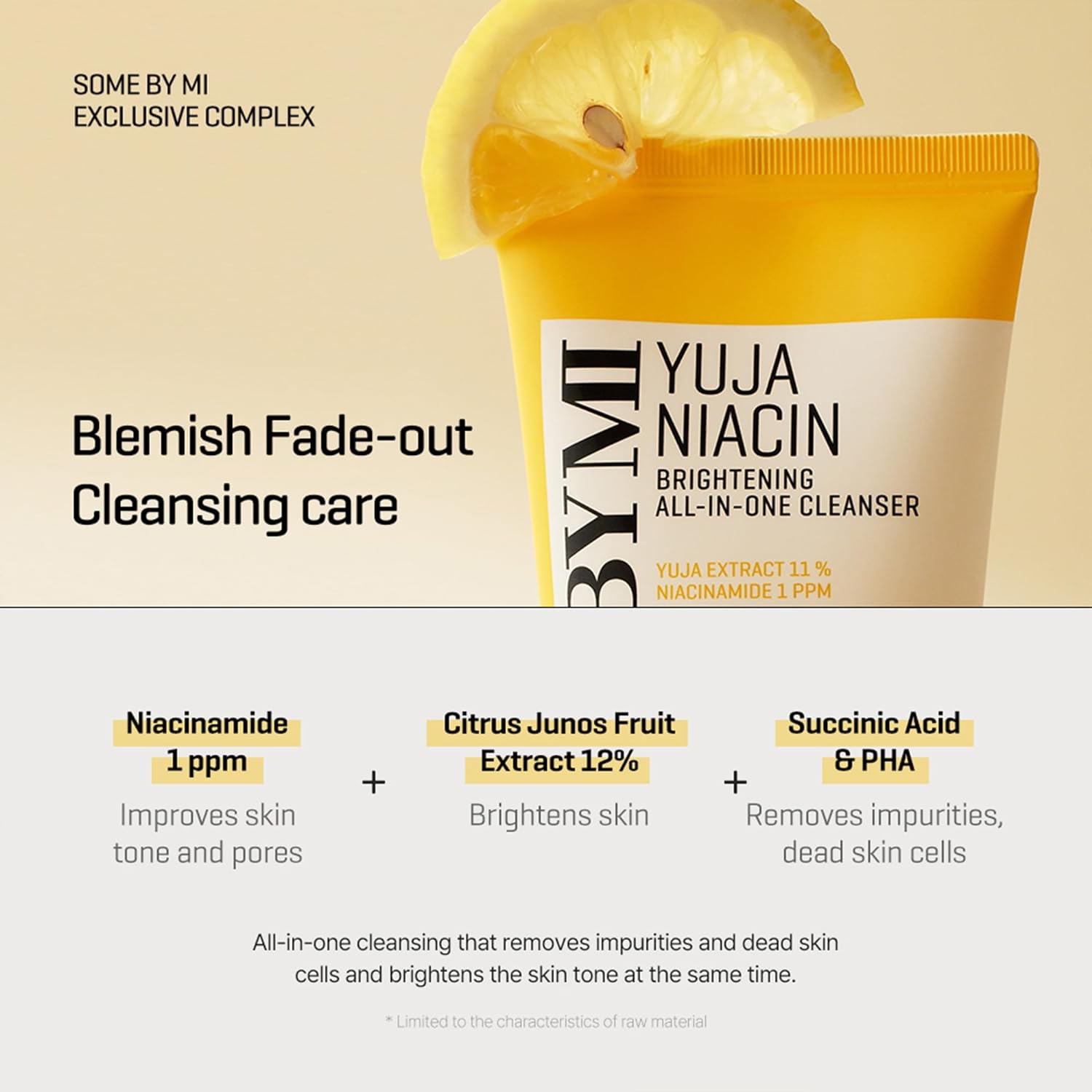 [Some By Mi] Yuja Niacin Brightening All-In-One Cleanser