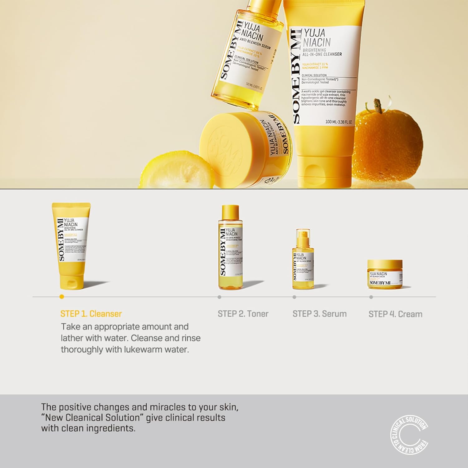 [Some By Mi] Yuja Niacin Brightening All-In-One Cleanser