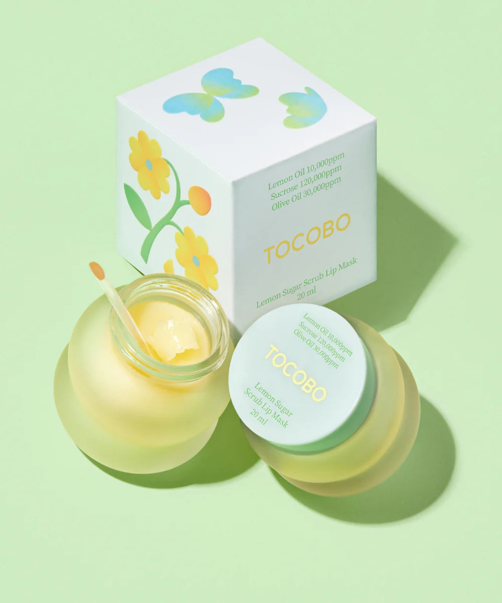 [TOCOBO] Lemon Sugar Scrub Lip Mask