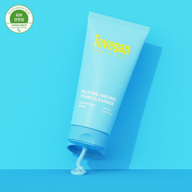 [Tovegan] Blue Balancing Foam Cleanser