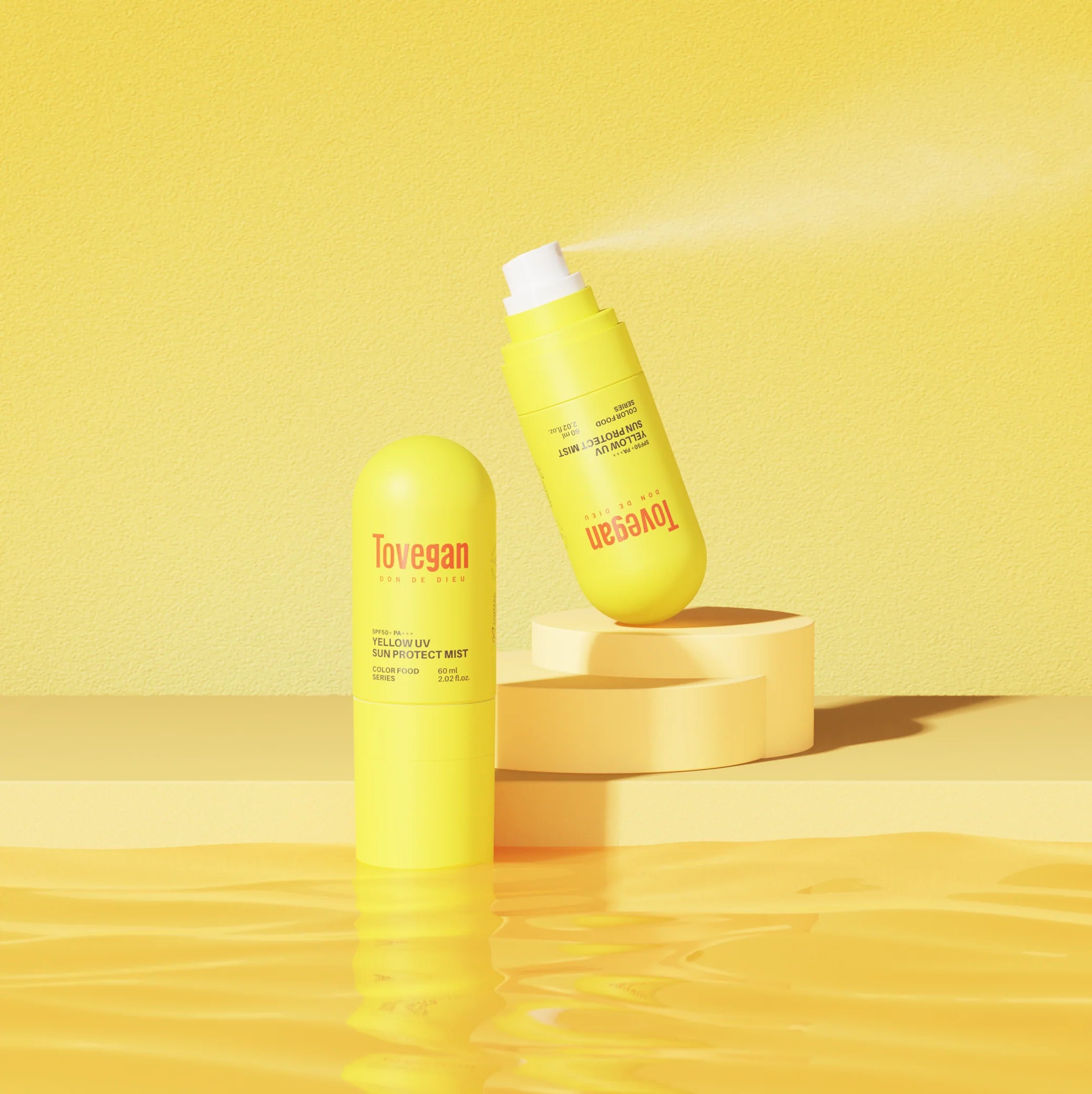 [Tovegan] Yellow UV Sun Protect Mist SPF50+ PA+++