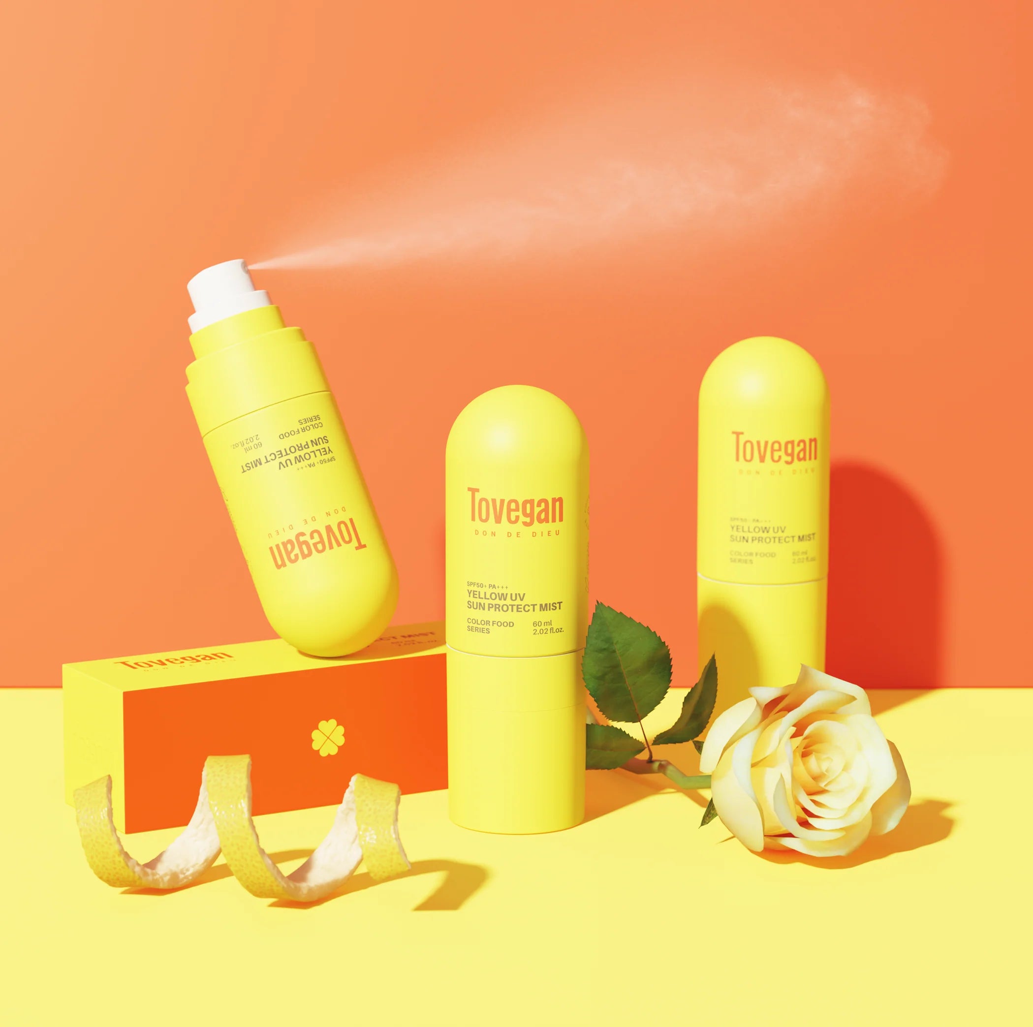 [Tovegan] Yellow UV Sun Protect Mist SPF50+ PA+++