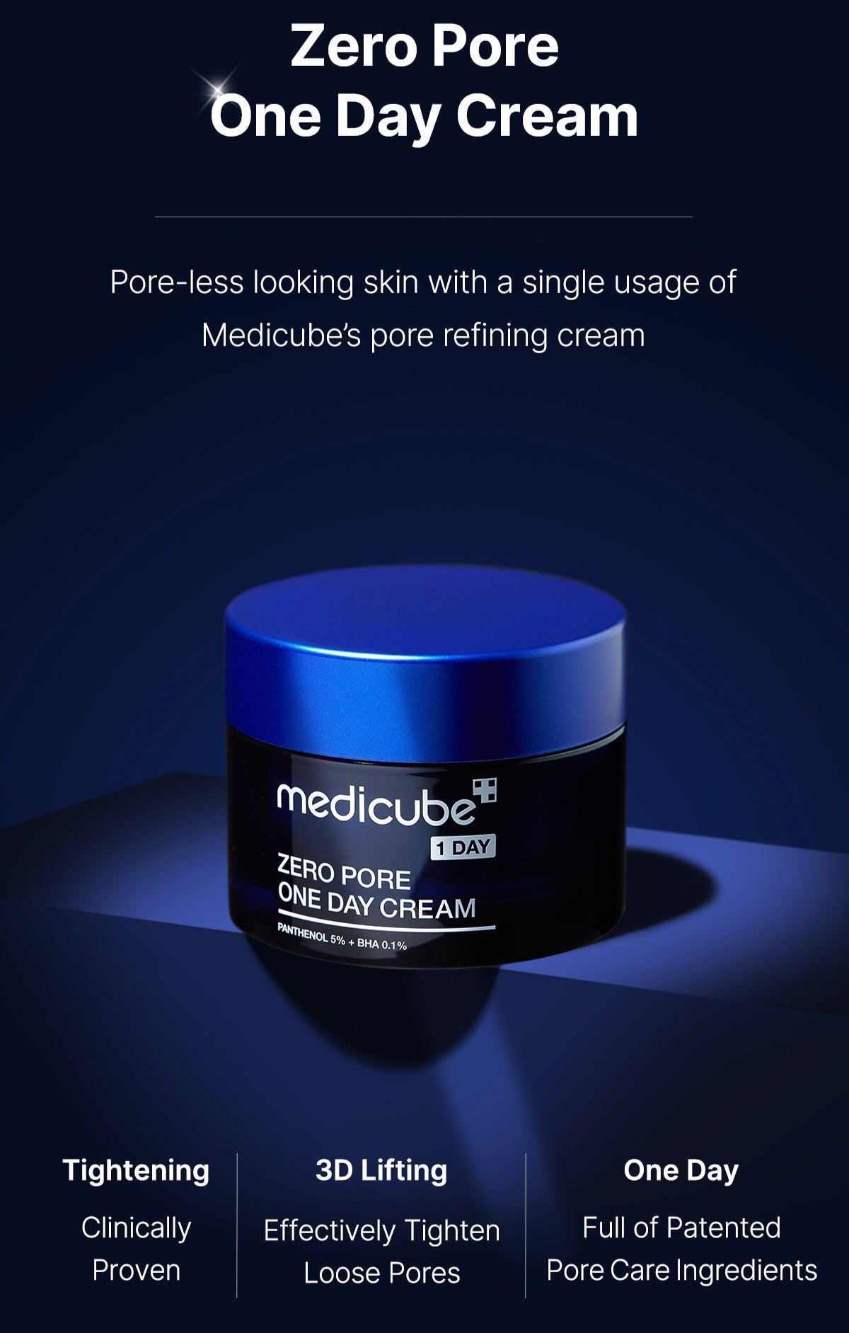 [Medicube] Zero Pore One Day Cream