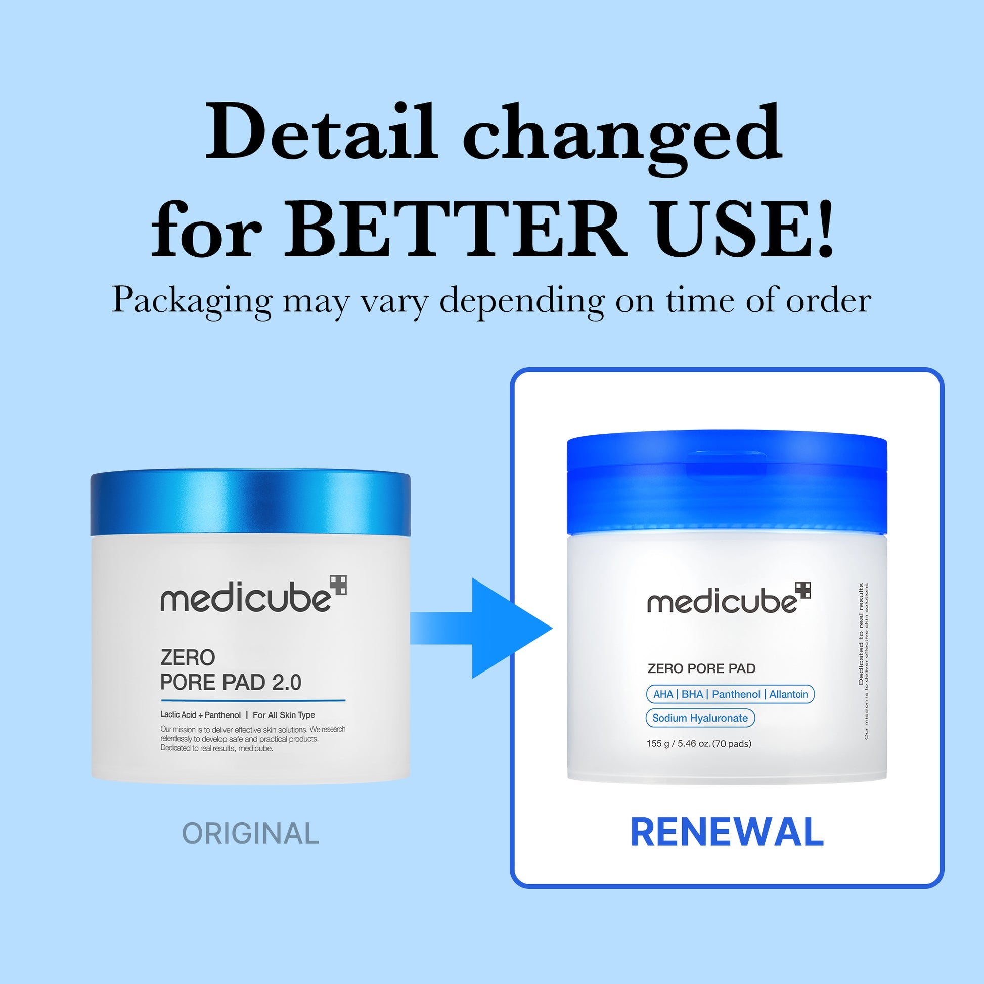[Medicube] Zero Pore Pad 2.0