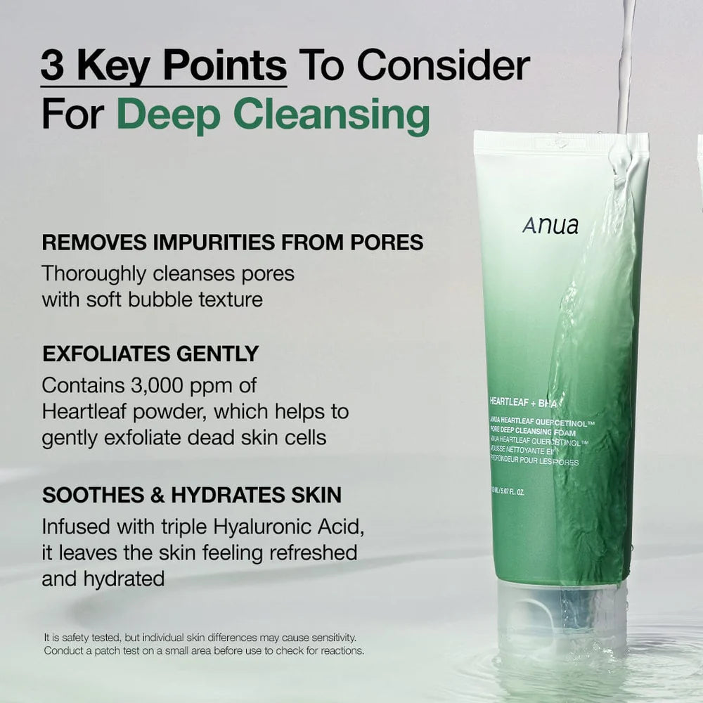 [ANUA] Heartleaf Quercetinol Pore Deep Cleansing Foam