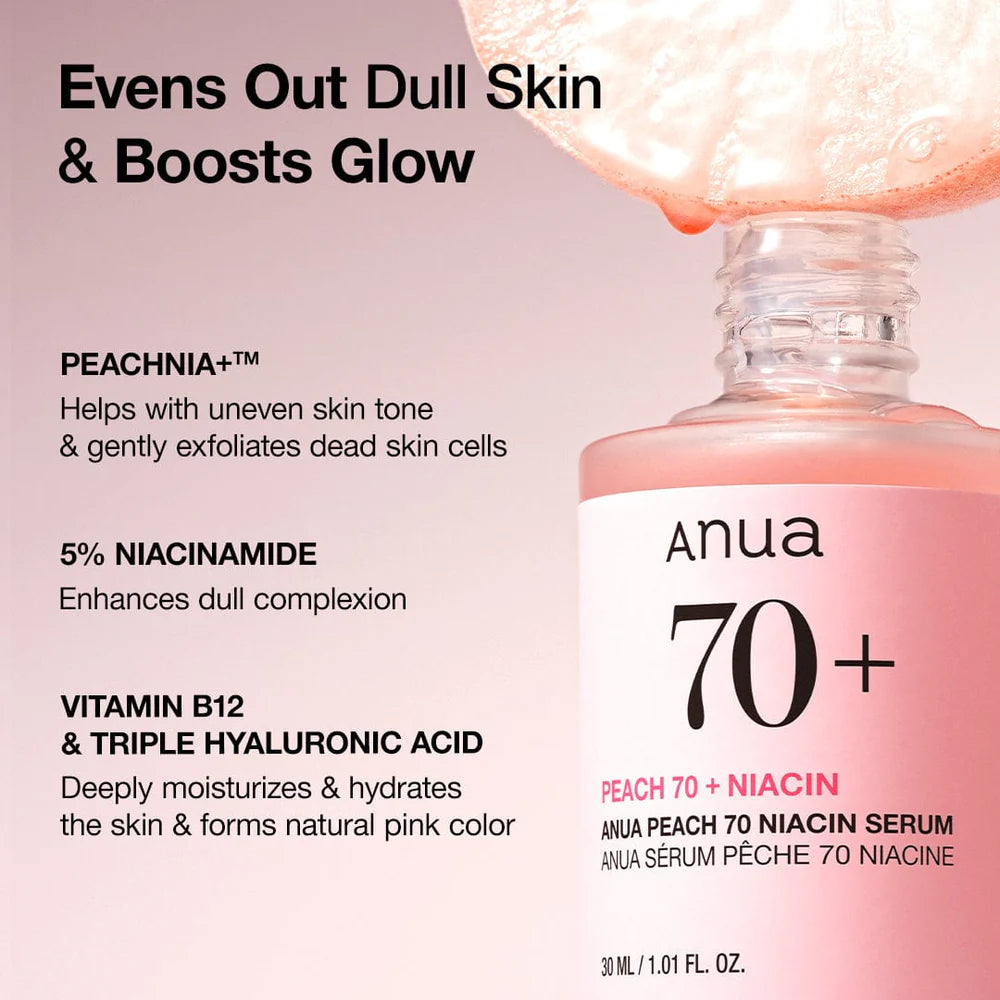 [ANUA] Peach 70 + Niacin Serum