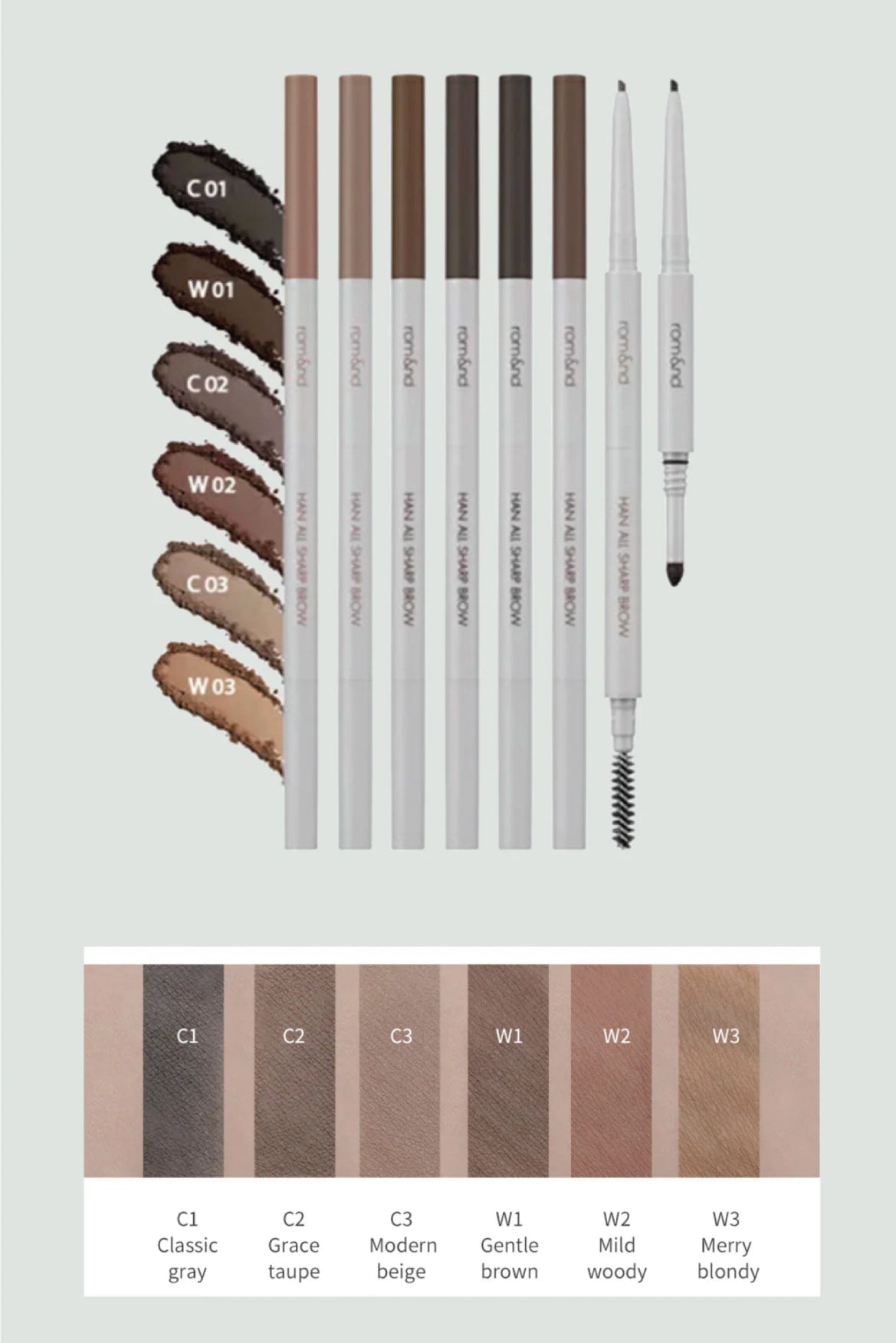 [rom&nd] Han All Sharp Brow