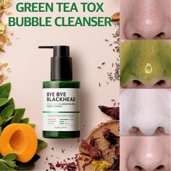 [Some By Mi] Bye Bye Blackhead 30 Days Miracle Green Tea Tox Bubble Cleanser