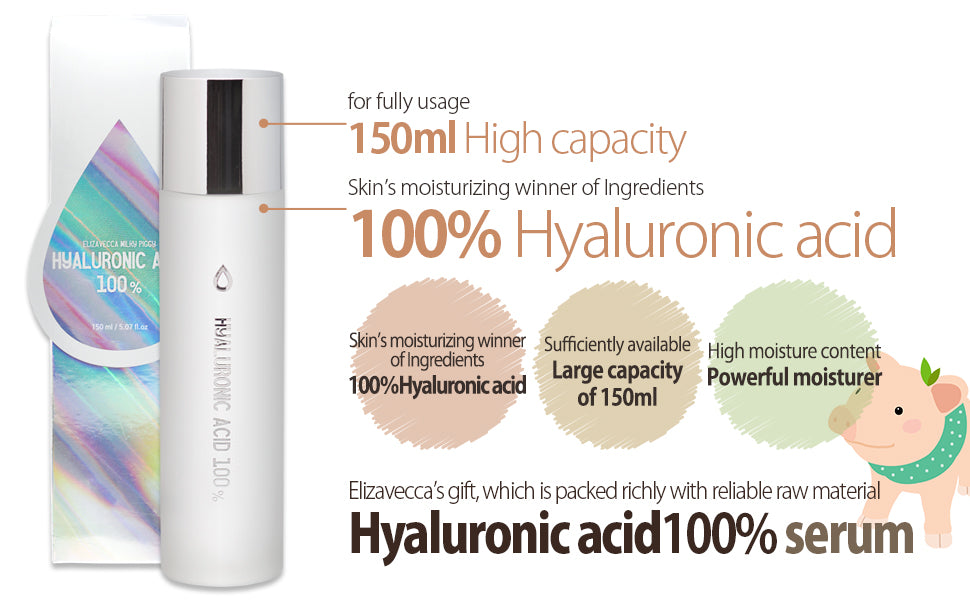 [Elizavecca] Hyaluronic Acid 100%
