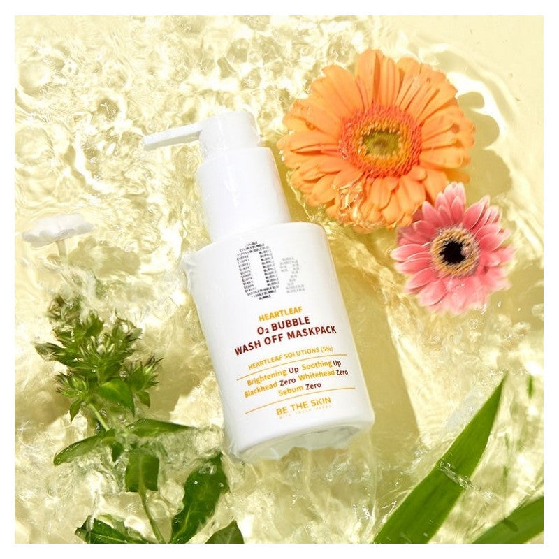Be The Skin] Heartleaf O2 Bubble Wash Off Maskpack – Chok Chok