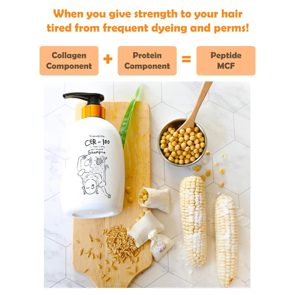 [Elizavecca] CER-100 Collagen Coating Hair Muscle Shampoo