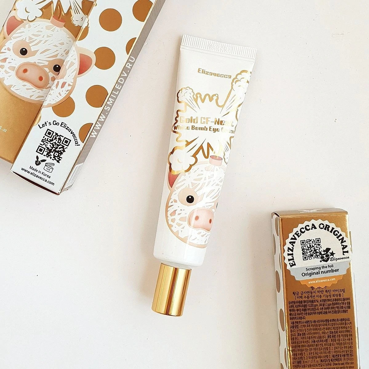 [Elizavecca] Gold CF-Nest white-bomb Eye Cream